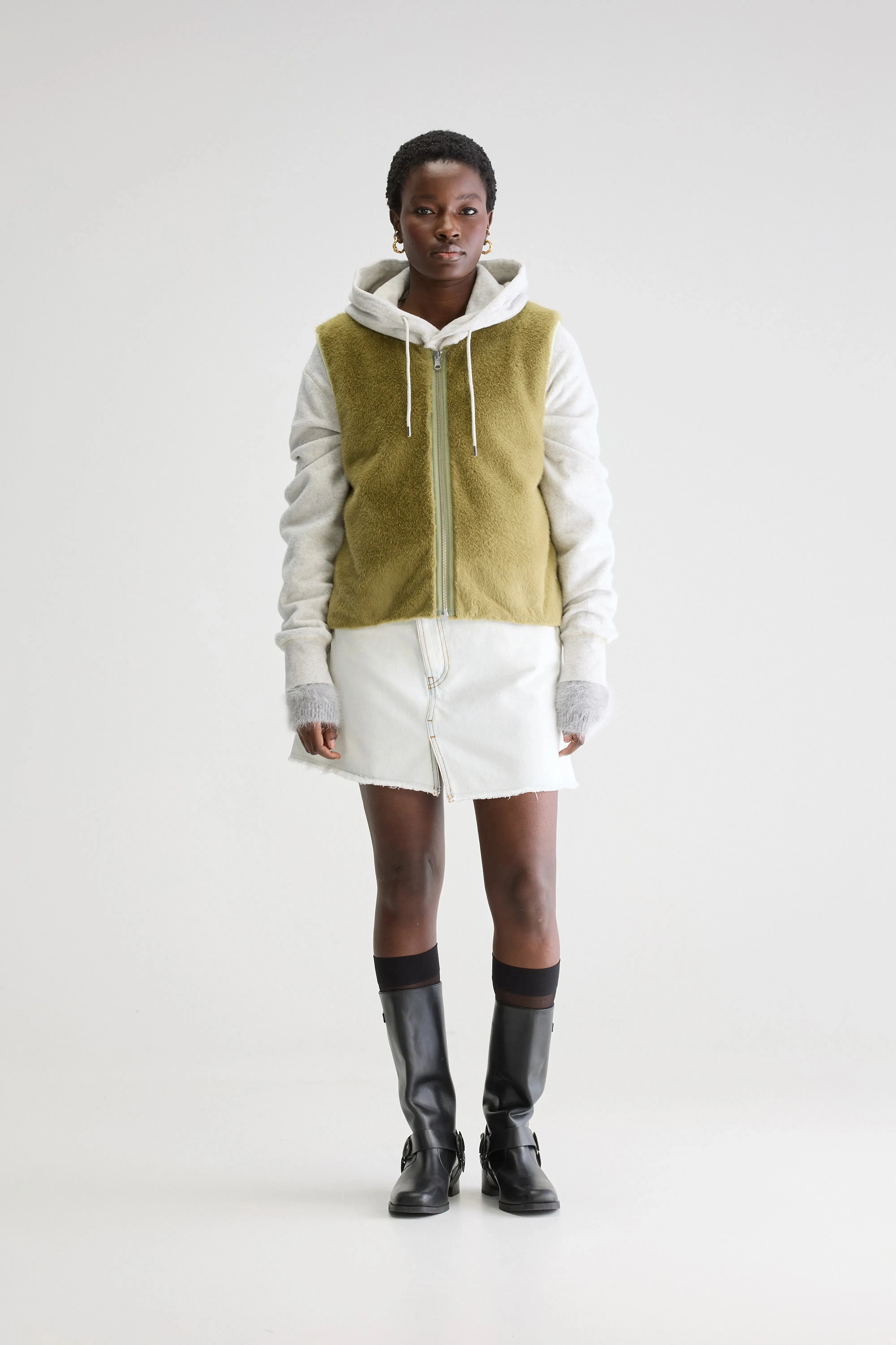 Hess sleeveless jacket (251 / W / DESERT SAGE) Outdoor Ready