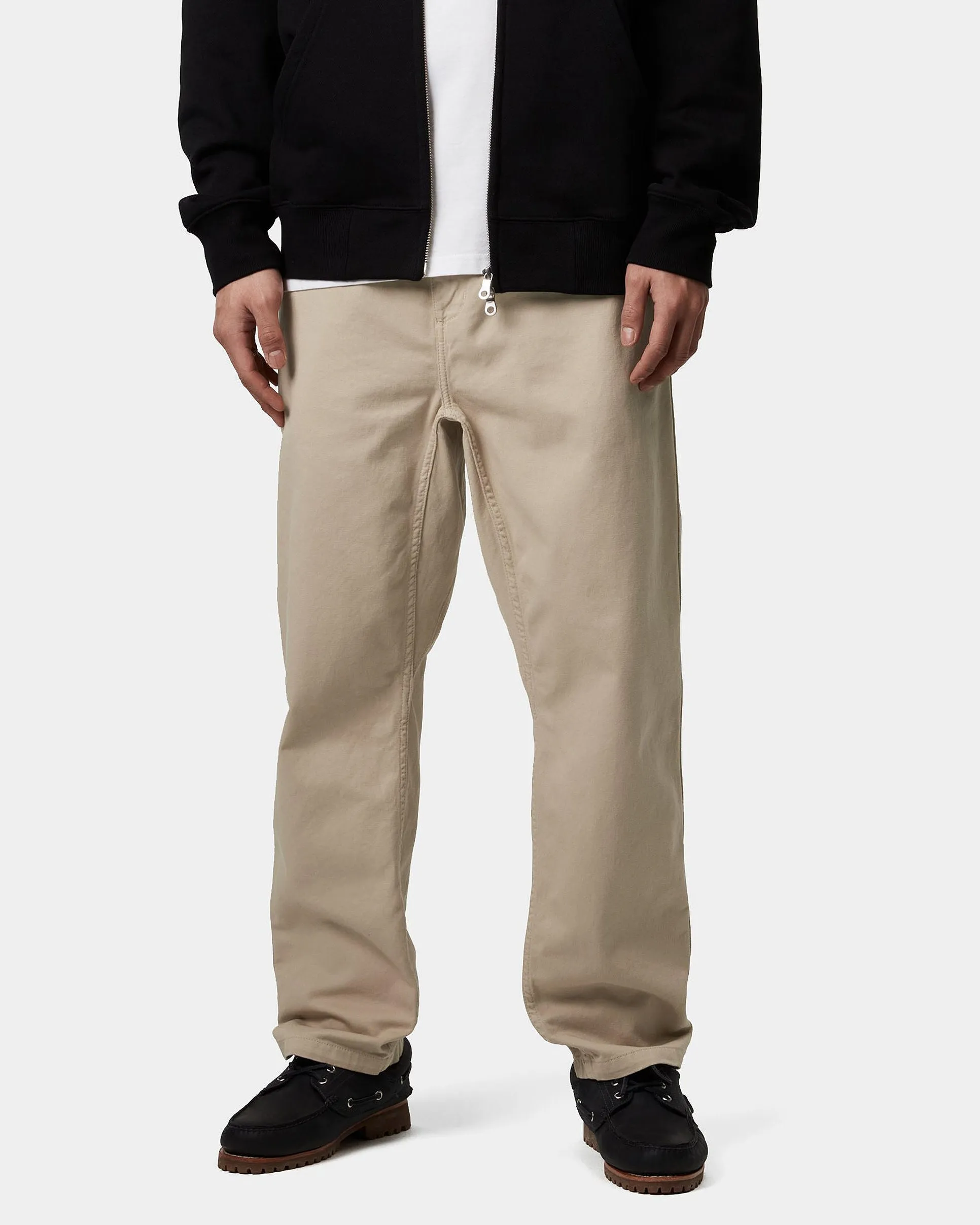 High Flex Carhartt WIP Flint Pant Regular Tapered Mens Trousers - Wall Garment Dyed