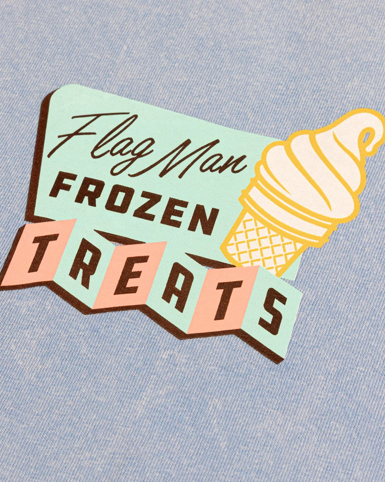 high - performance Frozen Treats Ice Cream Sundae Relaxed Fit T-Shirt (Cotton Candy)
