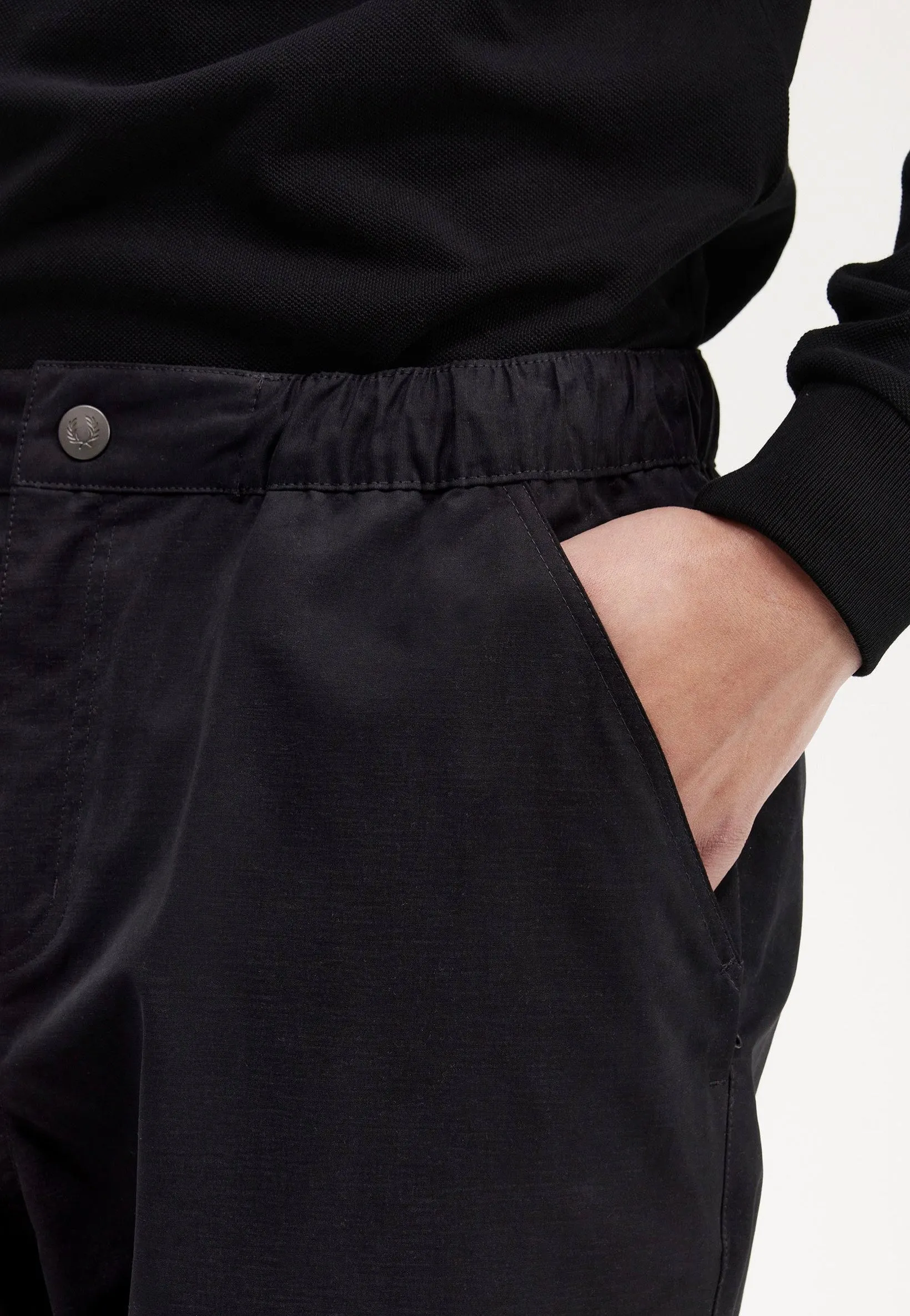 High Quality Fred Perry - Utility Black - Pants