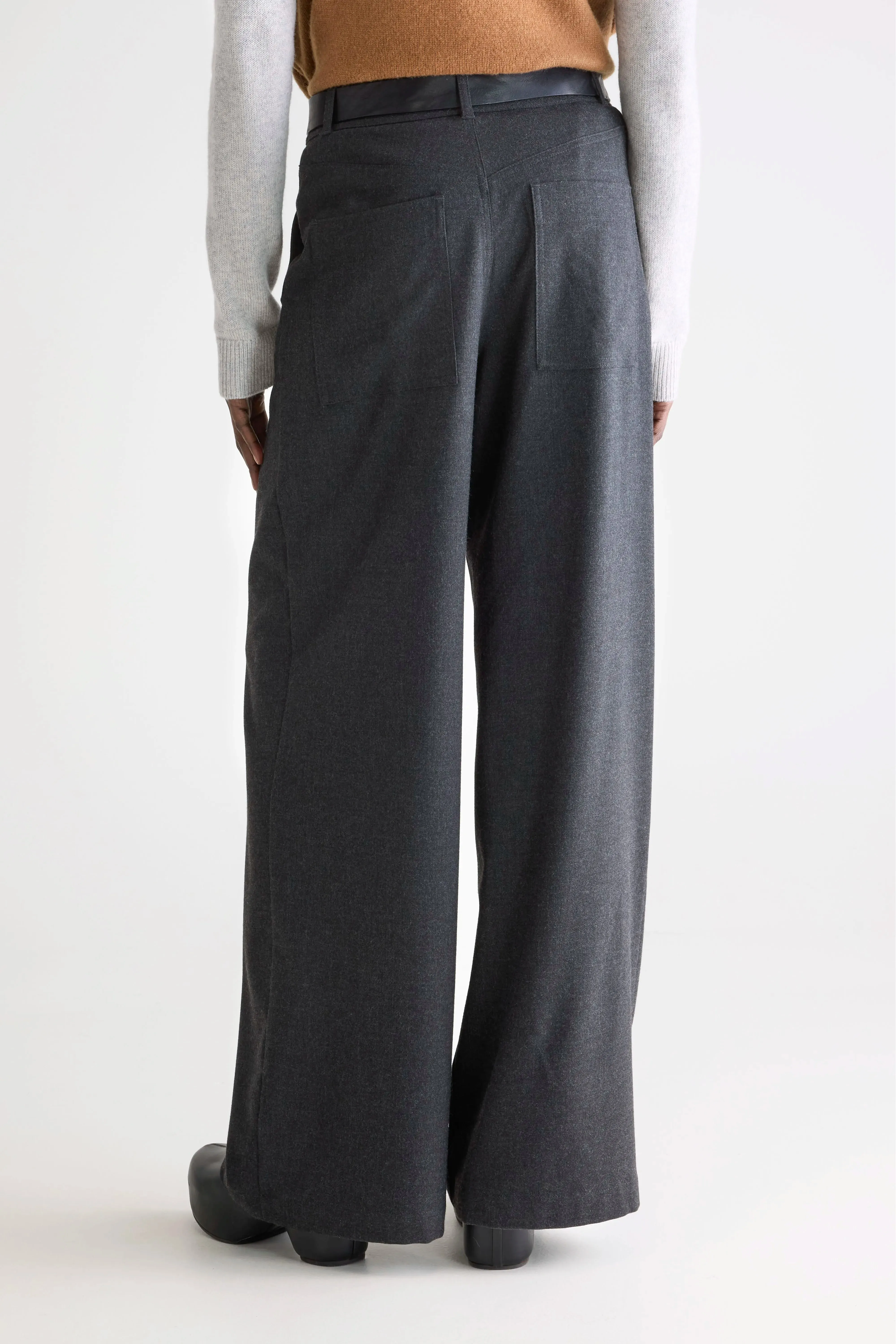 High Rise Sixtine tailored trousers (252 / W / ANTHRACITE)