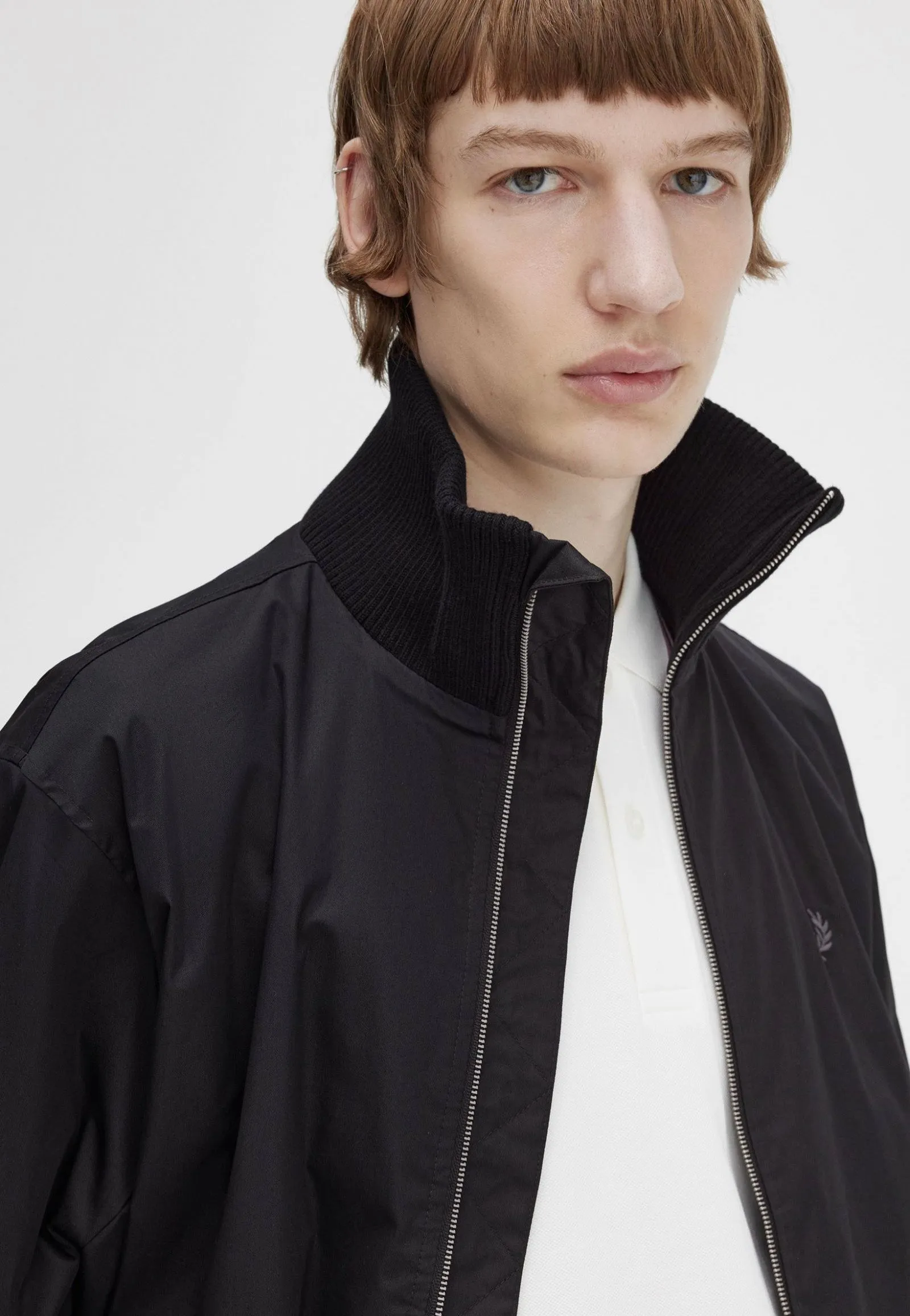 High-Tech Wear Fred Perry - Knitted Rib Tennis Black - Jacket