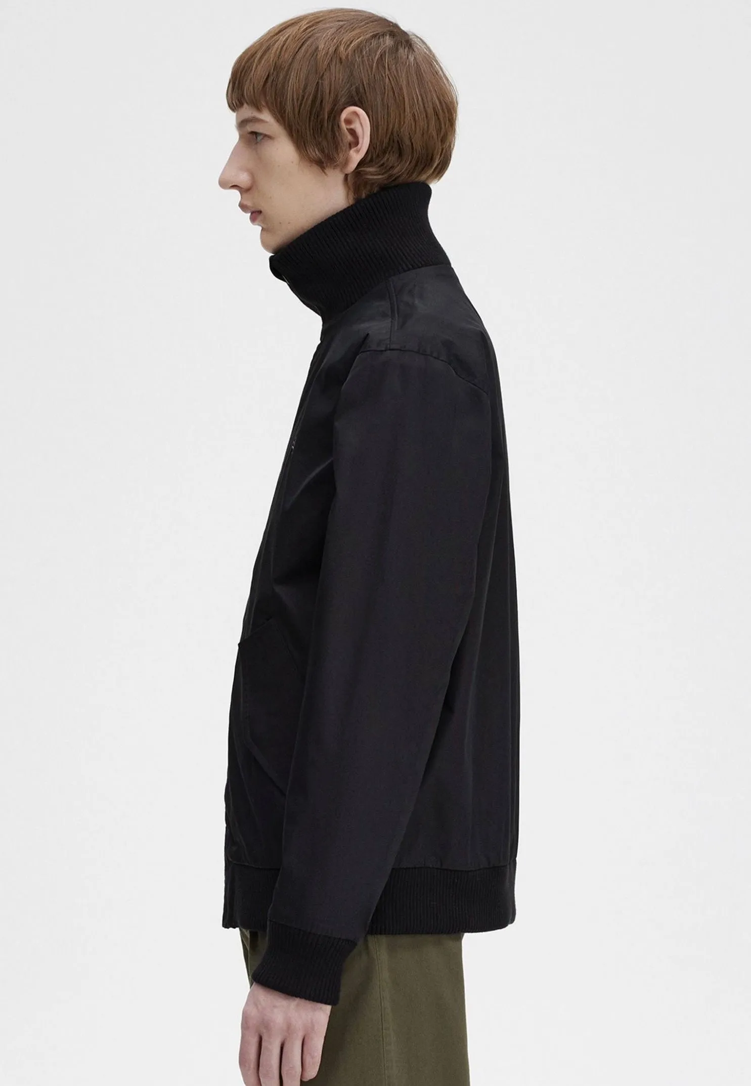 High-Tech Wear Fred Perry - Knitted Rib Tennis Black - Jacket