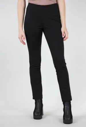 Annie Ponte Pant, Black Decorative stitching
