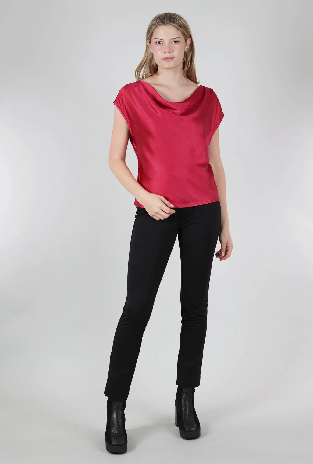High Waist Annie Ponte Pant, Black