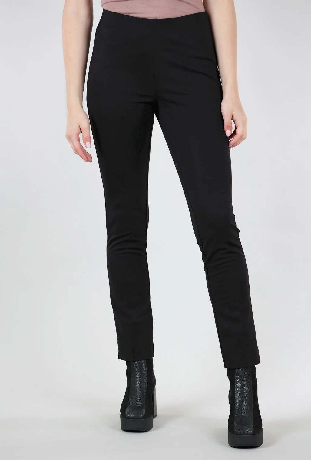 No Iron Soft Support Annie Ponte Pant, Black