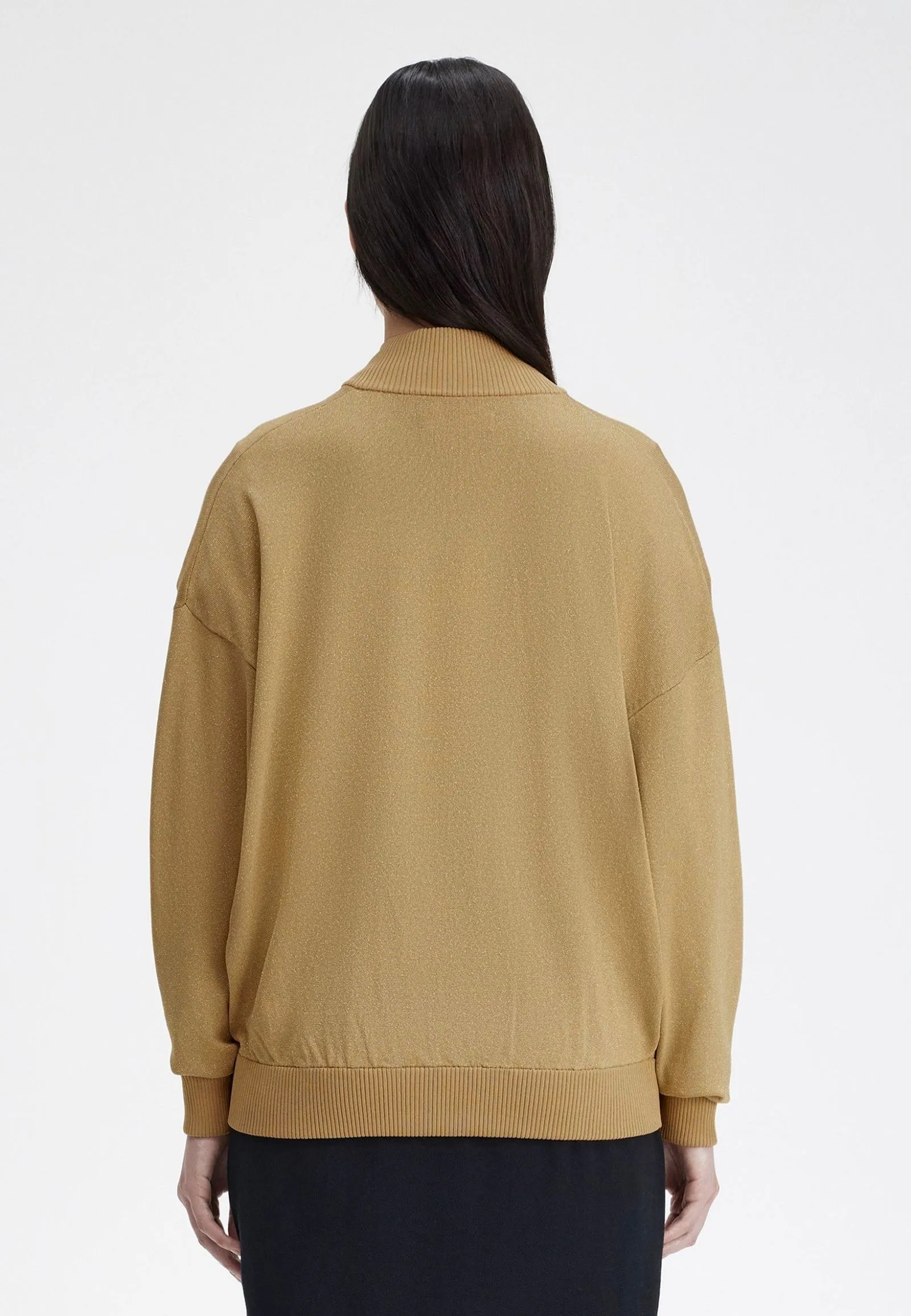 Historical styles Fred Perry x Amy Winehouse - Metallic Knitted 1964 Gold - Jacket