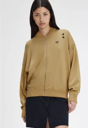 Fred Perry x Amy Winehouse - Metallic Knitted 1964 Gold - Jacket muted shades