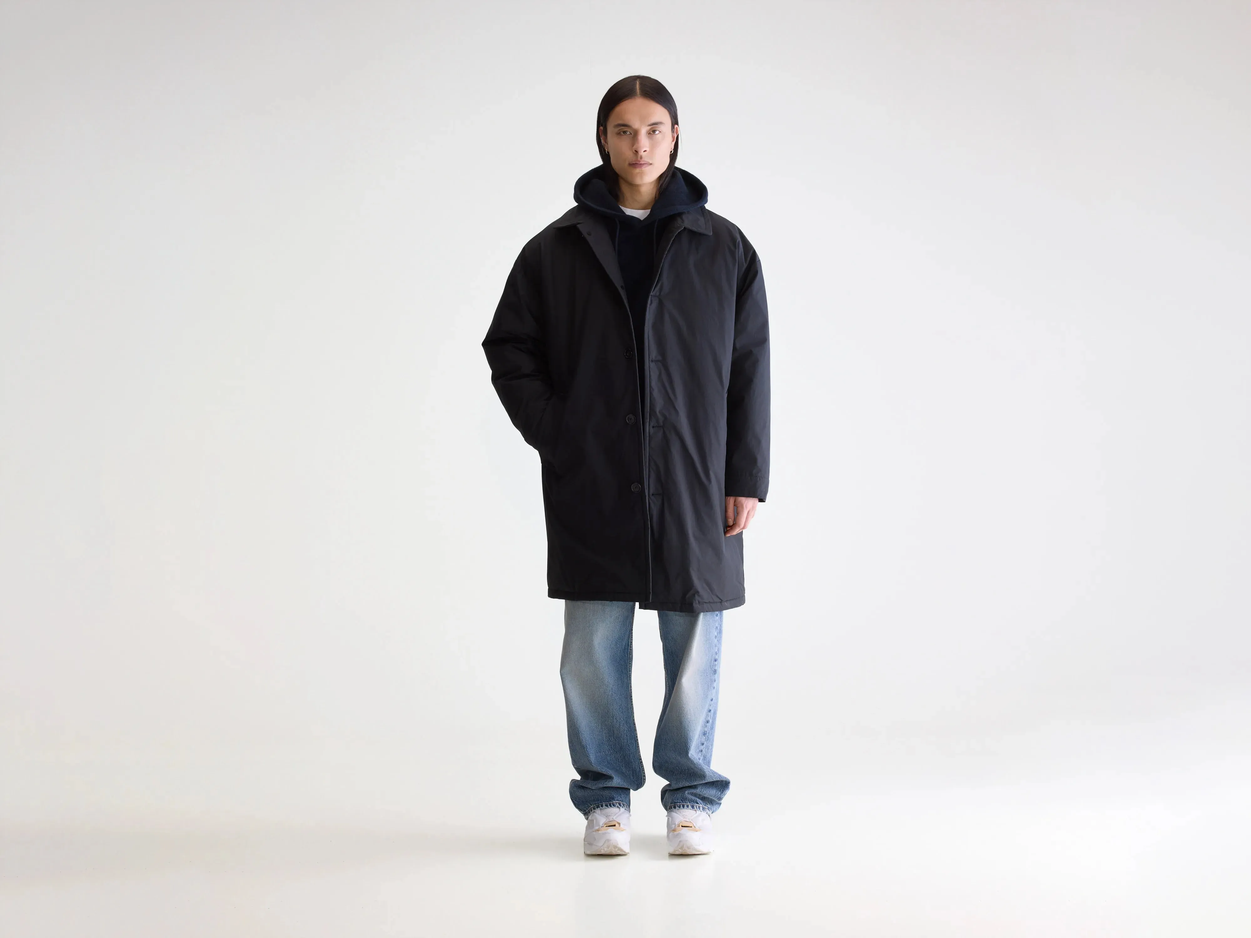 Hubby rain coat (252 / M / BLACK) City Ready Layer Essential Piece