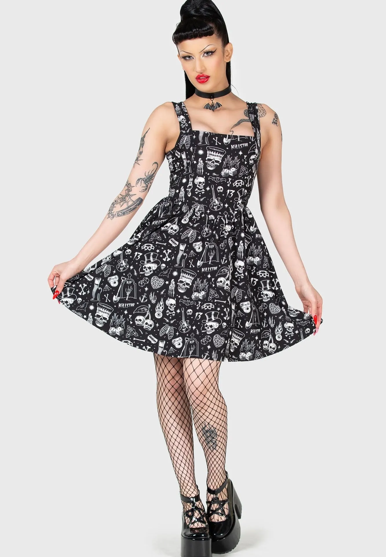 Killstar - Flipped Mini Black - Dress Fall Ready