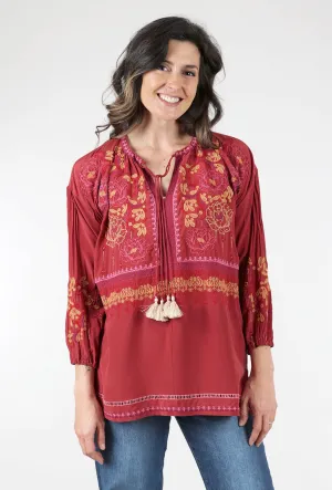 Peyton Tunic, Currant Smart Appearance