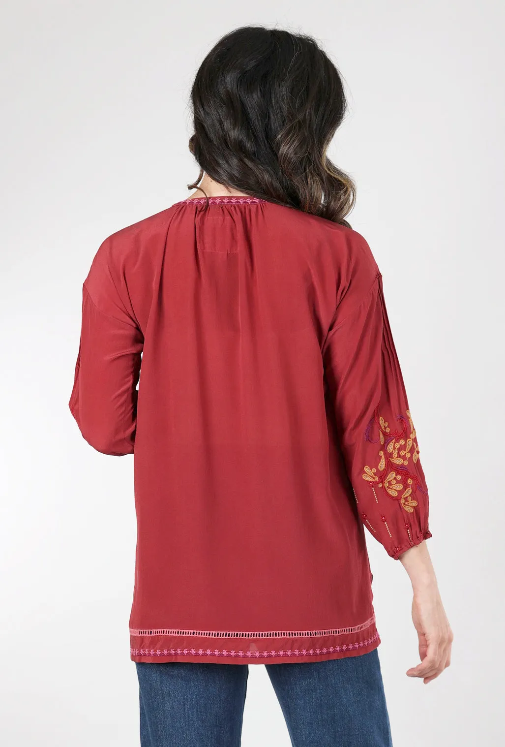 hypoallergenic Peyton Tunic, Currant