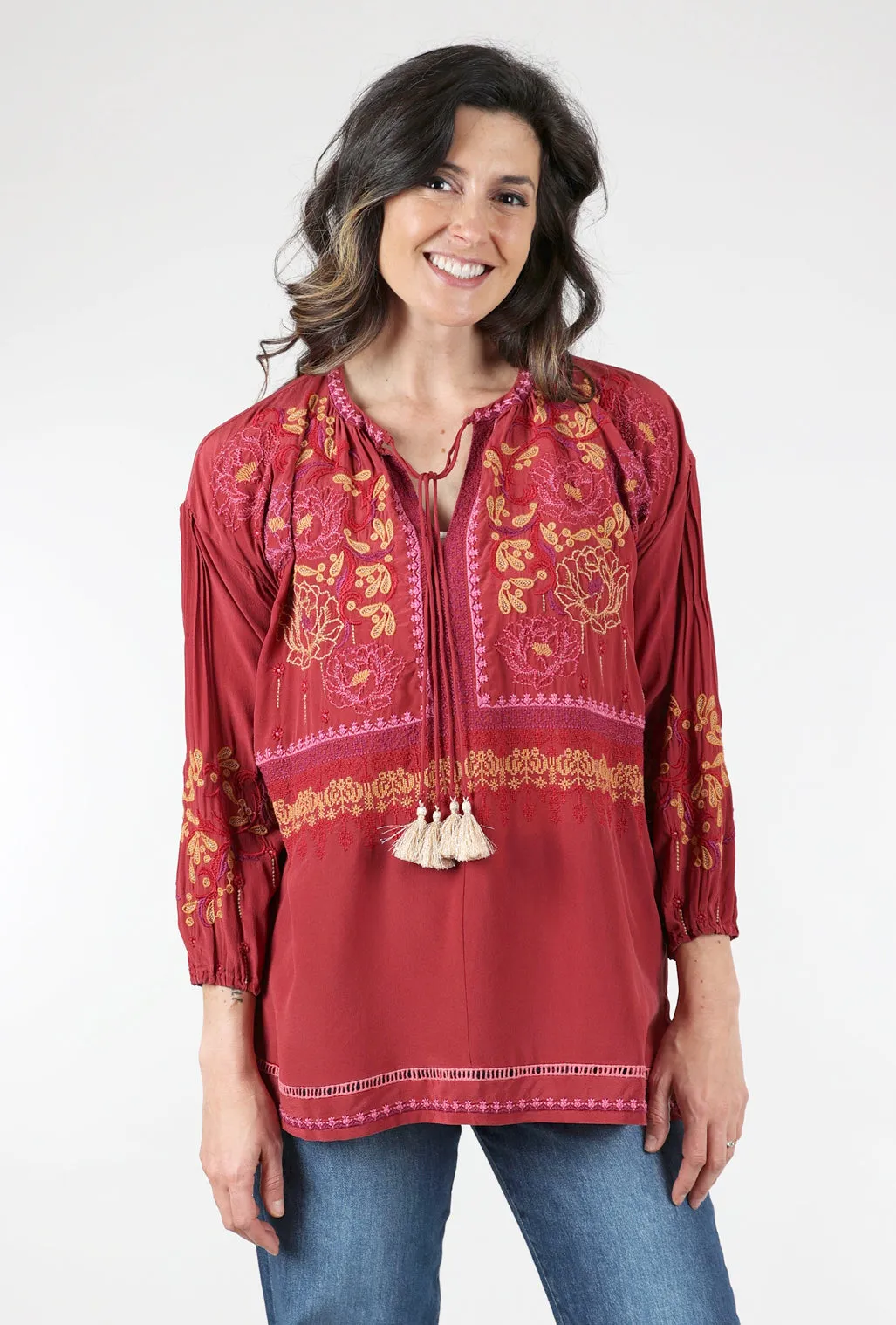 Peyton Tunic, Currant Smart Appearance