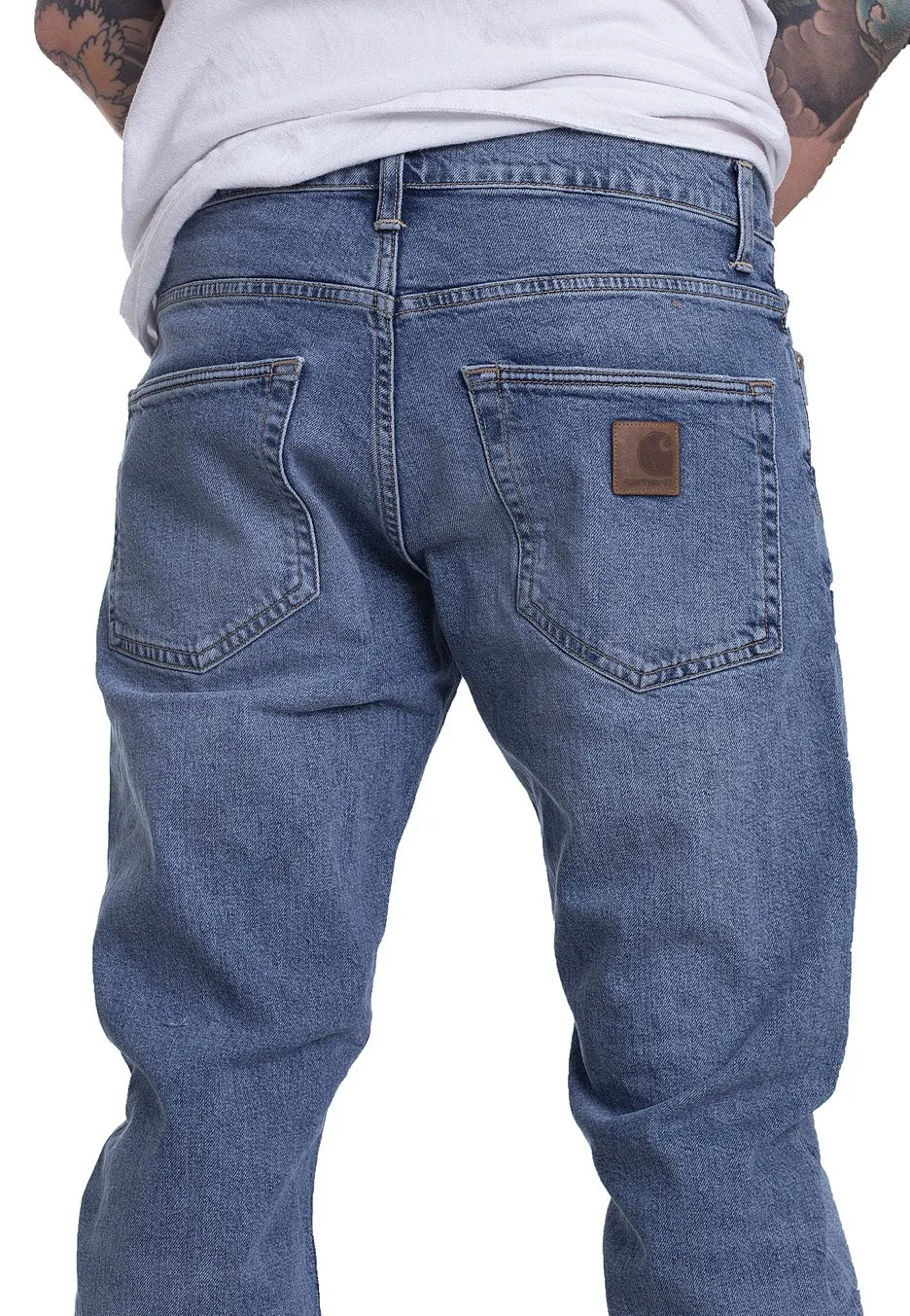 Iconic Craft Carhartt WIP - Klondike Mills Blue Worn Bleached - Jeans
