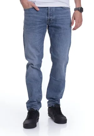 Carhartt WIP - Klondike Mills Blue Worn Bleached - Jeans Quick Outfit Natural Style