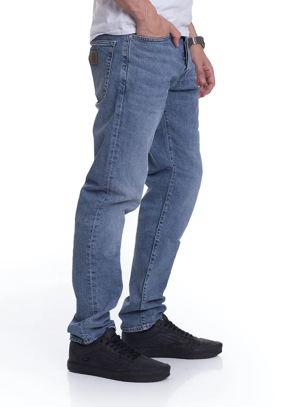 Iconic Craft Carhartt WIP - Klondike Mills Blue Worn Bleached - Jeans