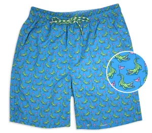 Hazard on Eight: Swim Trunks - Blue Anorak skin friendly
