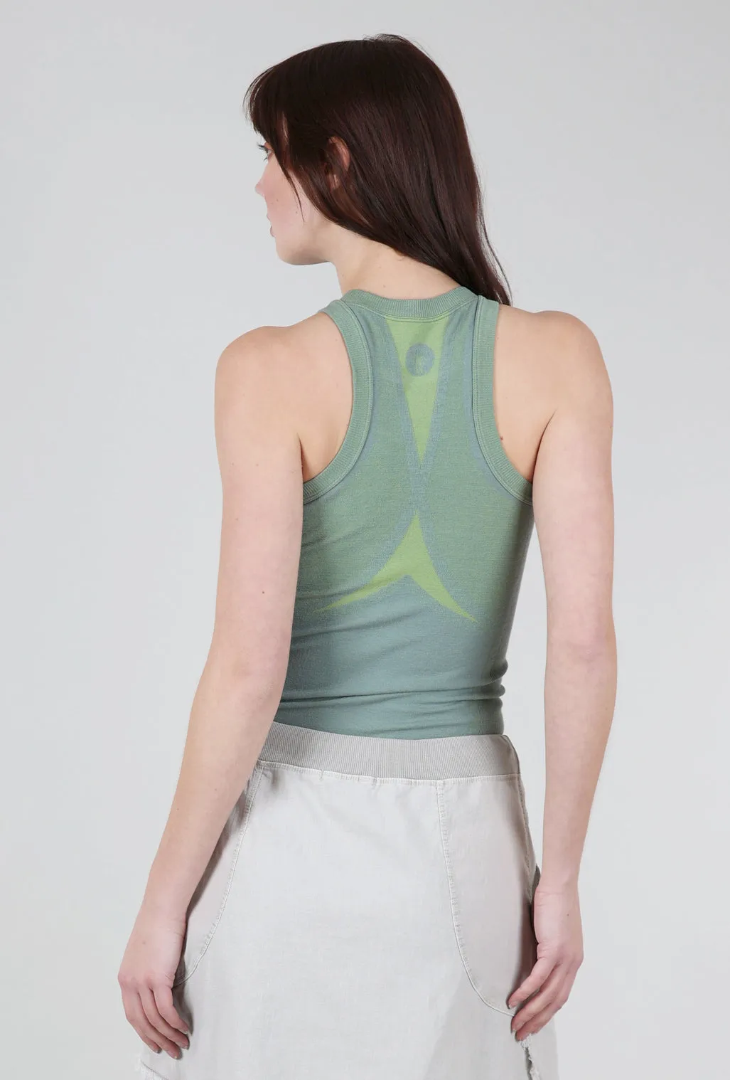 Intraknit Active Tank, Lead/Limeade Influential design