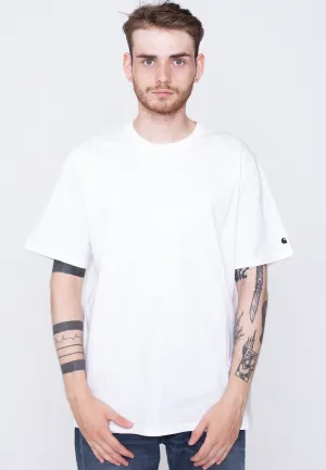 Carhartt WIP - Base White/Black - T-Shirt Long Sleeve Loose Fit