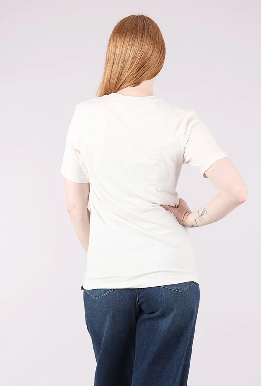 J S Strawberries Tee, White Quick Dress