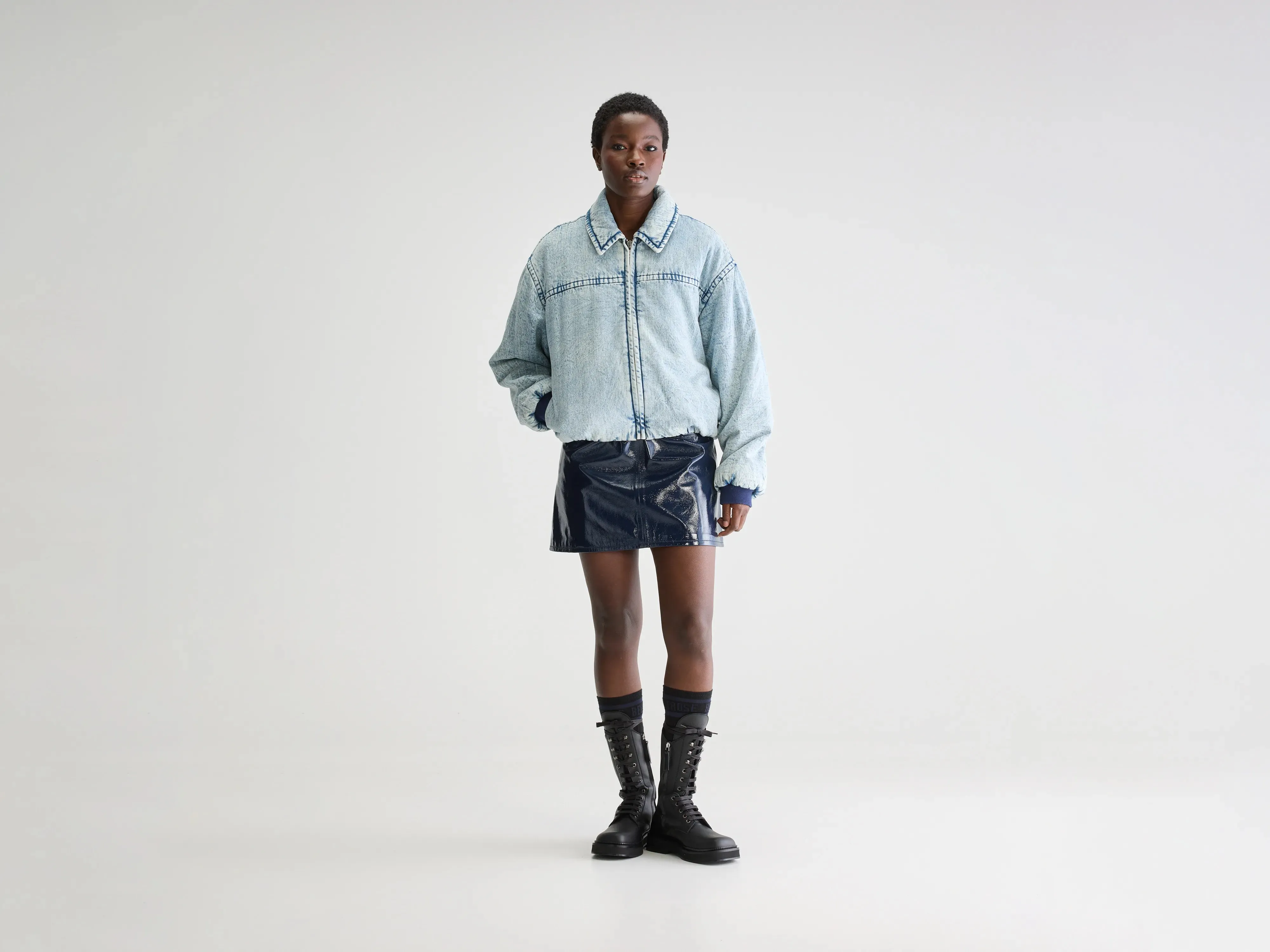 Jacky bomber jacket (251 / W / VNTG STONE WASH) Light Travel Piece