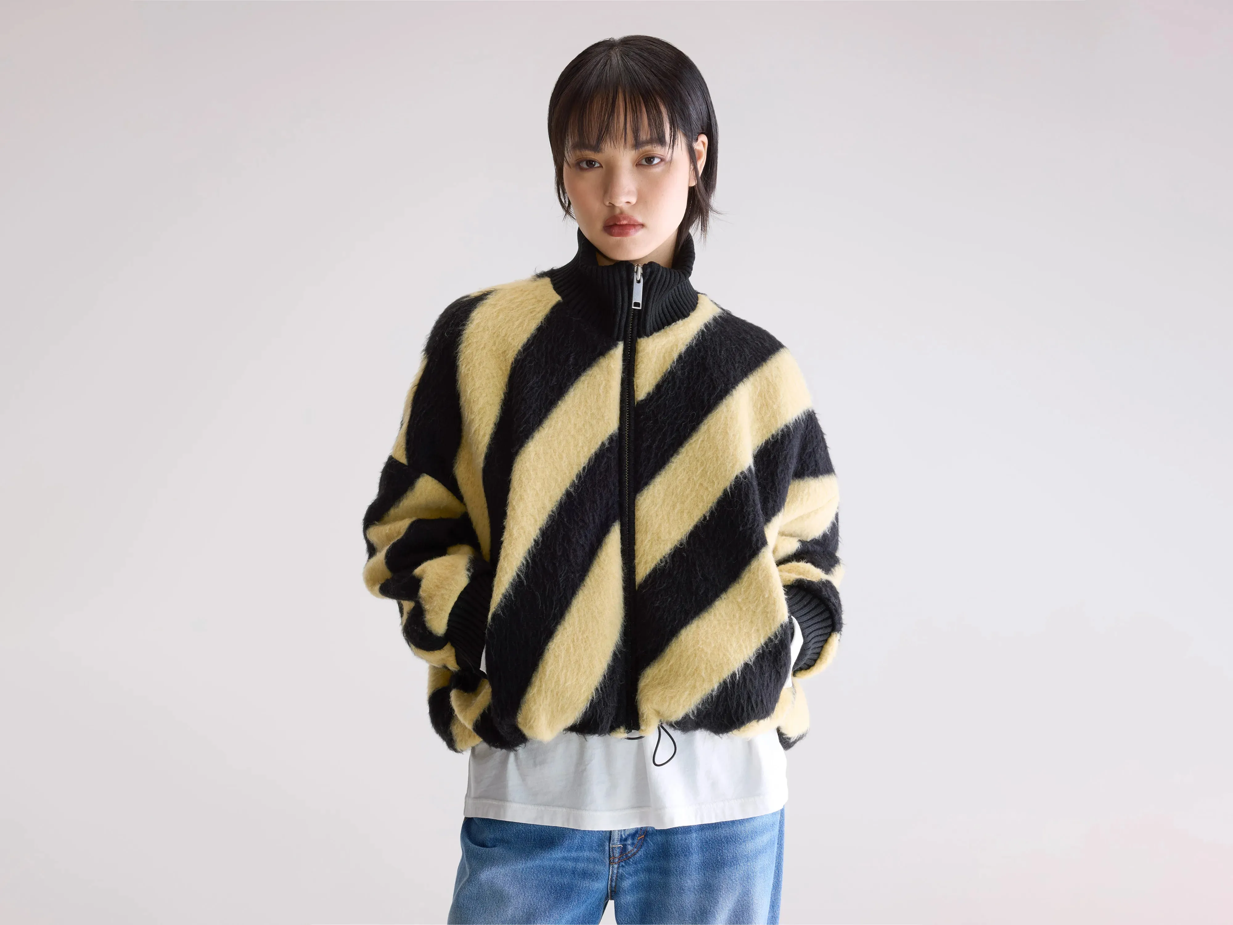 Jallis faux-fur jacket (252 / W / COMBO A) Weather Ready