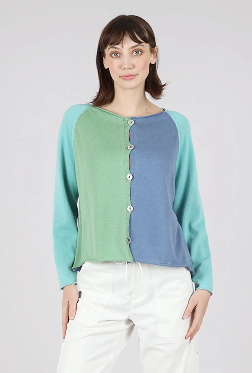 Jana Cardie, Aqua All-season knit Warm layering knit