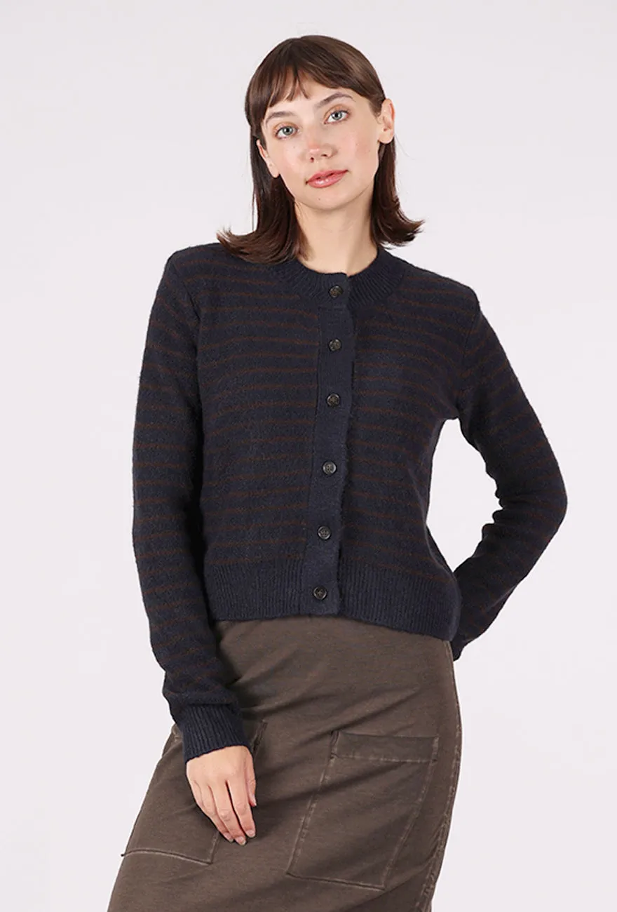 Striped Button Cardie, Midnight Fall Favorites