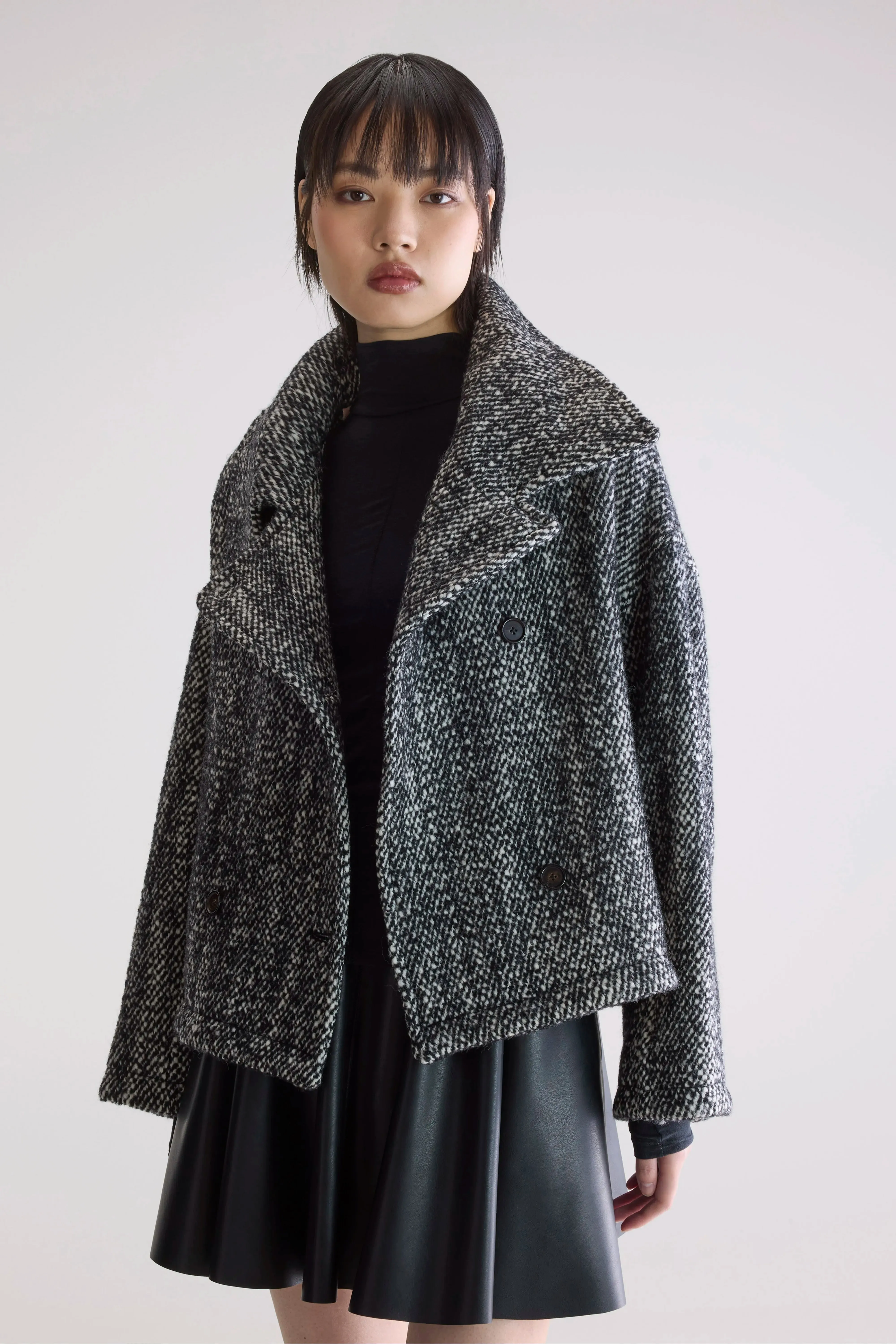 Jasmin relaxed jacket (252 / W / COMBO A) Velcro Closure