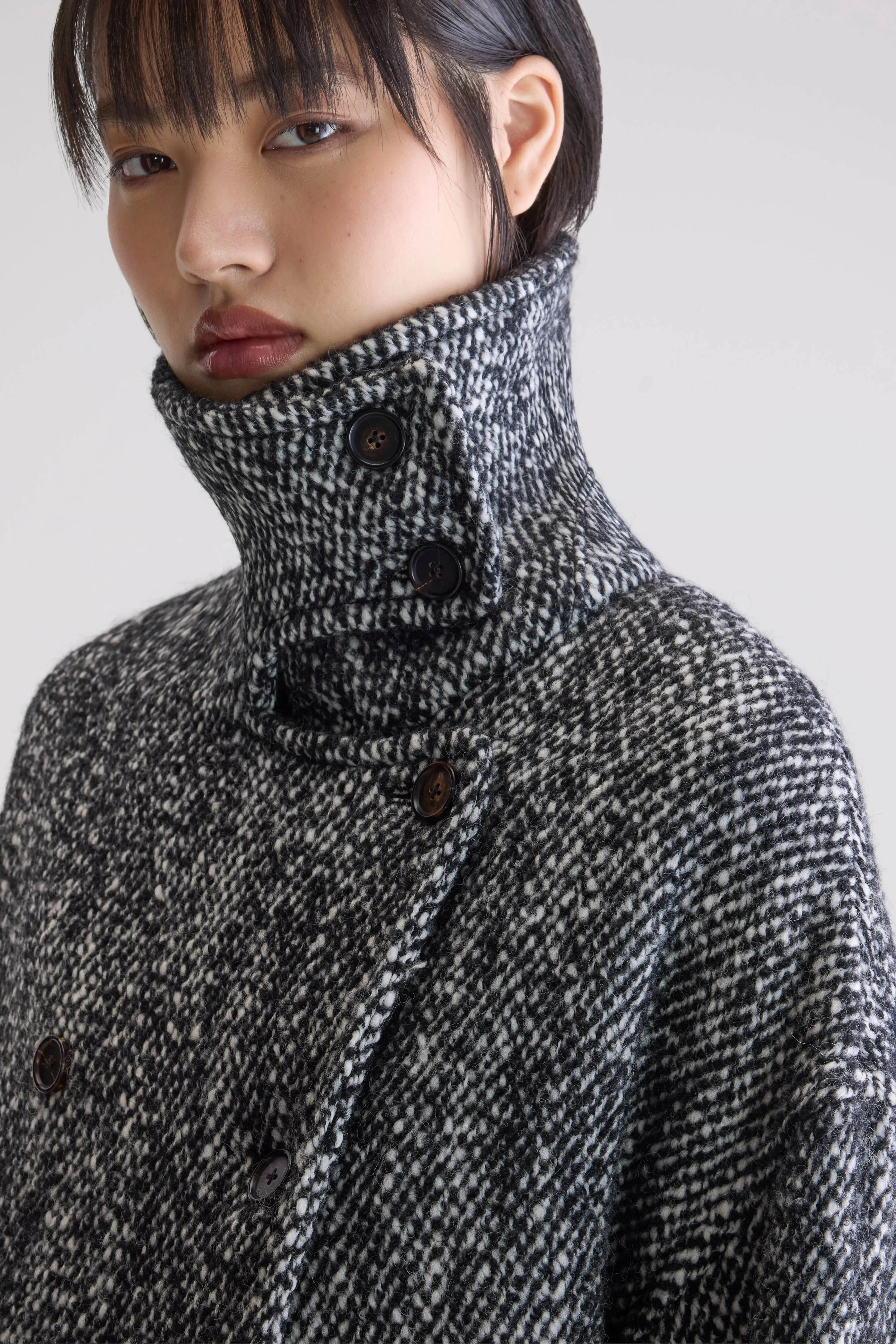 Jasmin relaxed jacket (252 / W / COMBO A) Velcro Closure