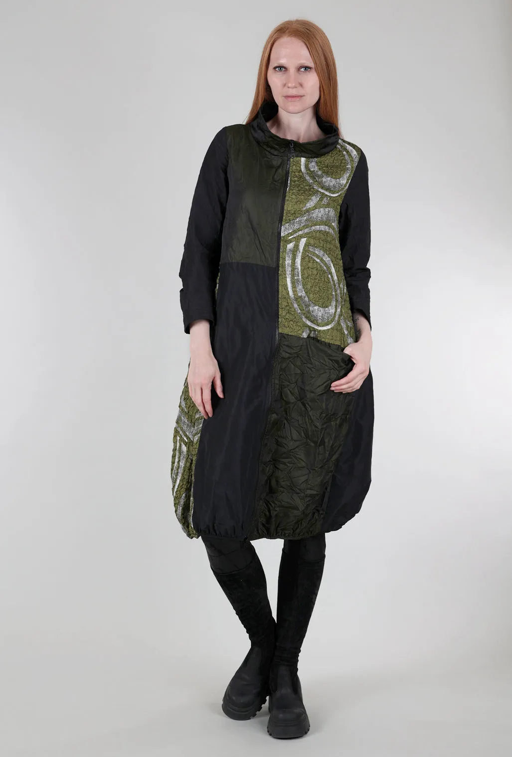 Jenna Leggings, Thunder Black Durable Fabric