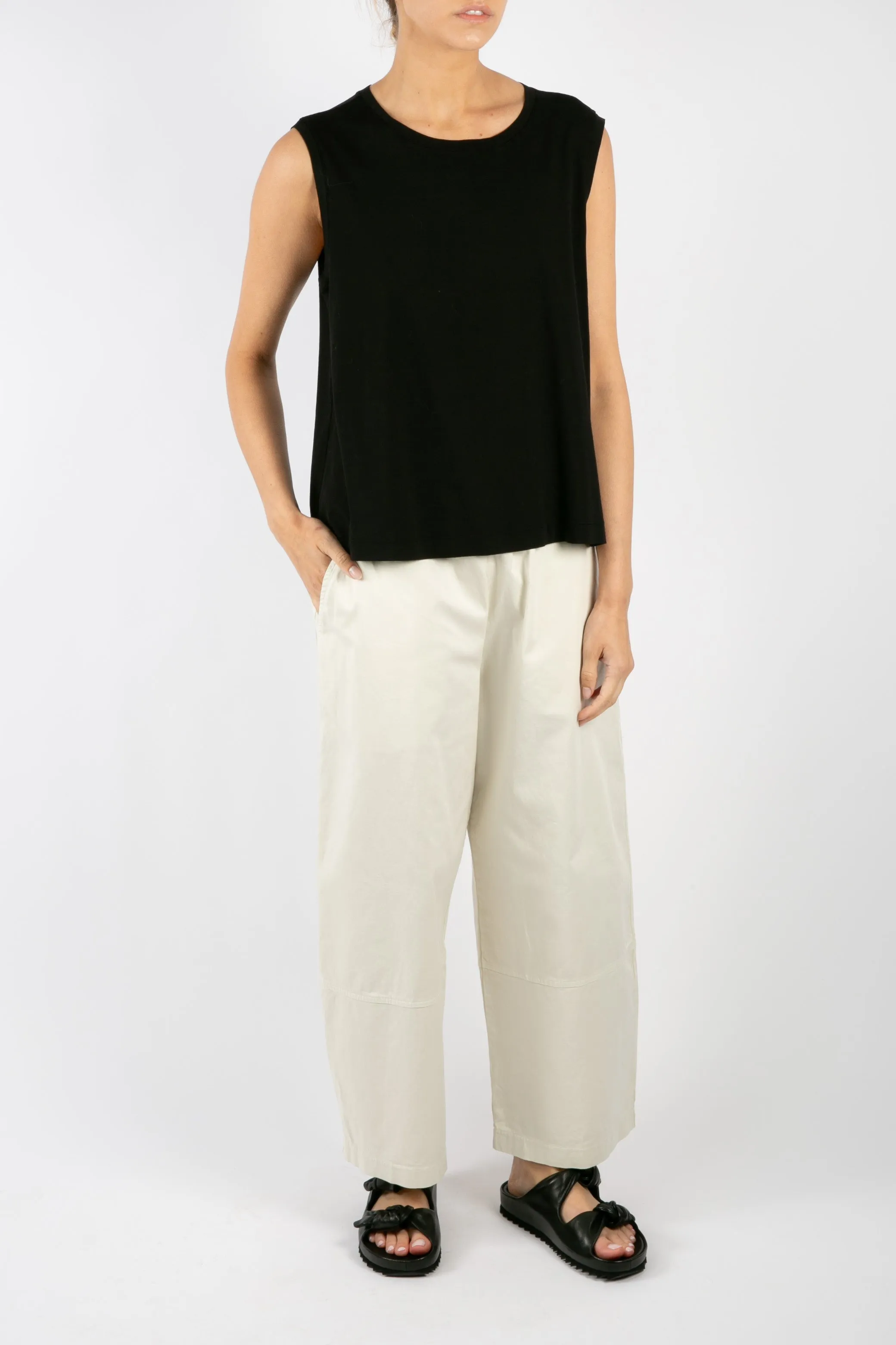 Jersey Black Tank Modern Trend
