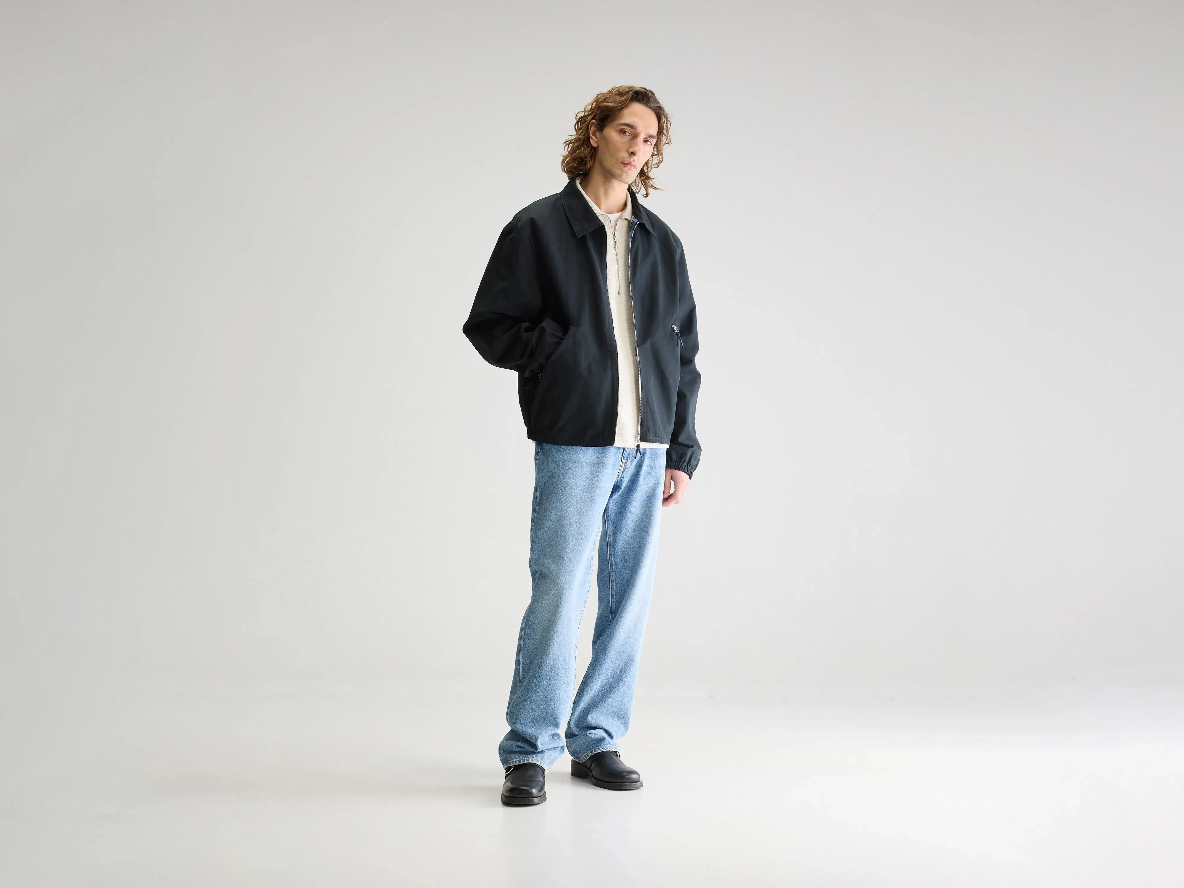 Jibax bomber jacket (251 / M / AMERICA) Heat Keep Weather Smart Look