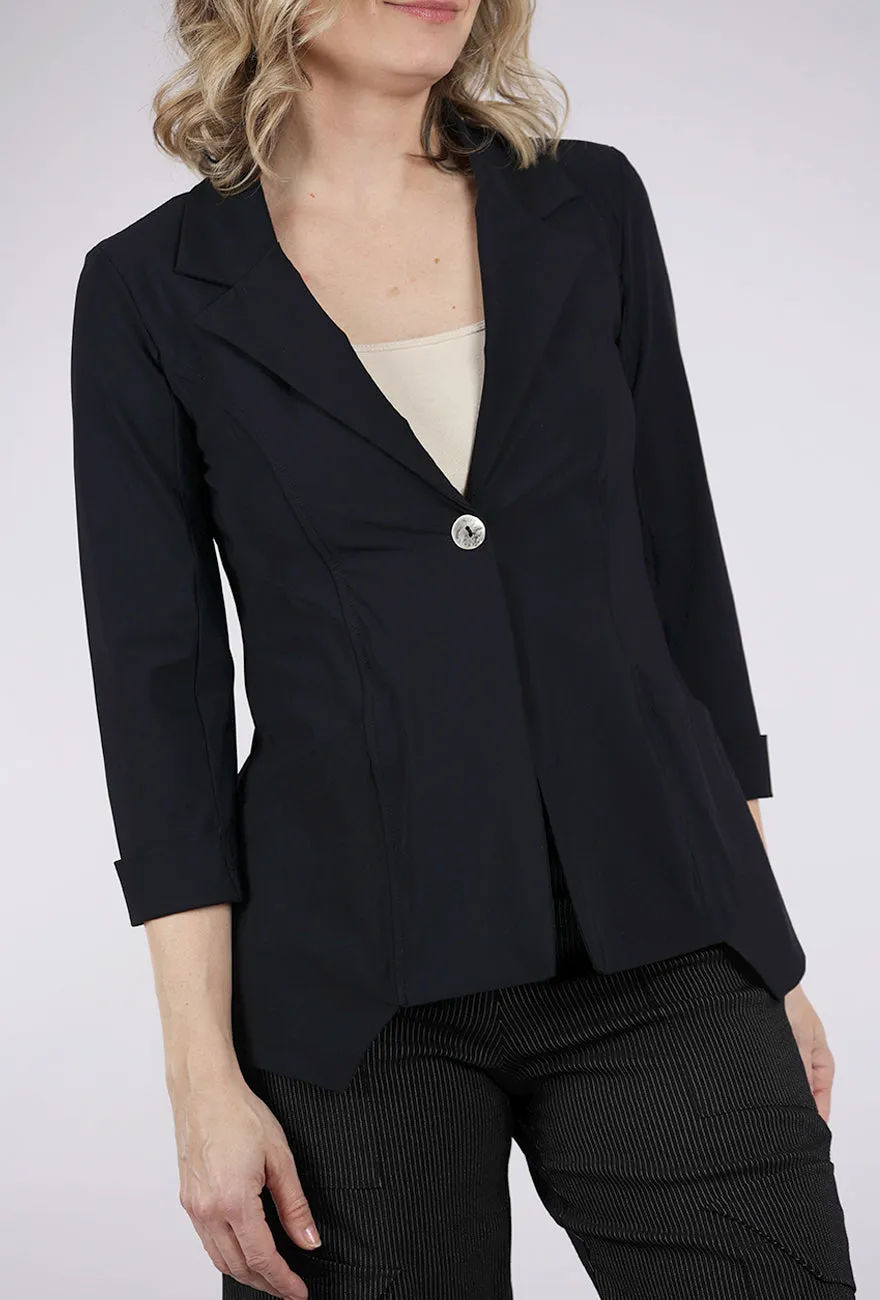 Jiffy Jacket, Black Premium Wool