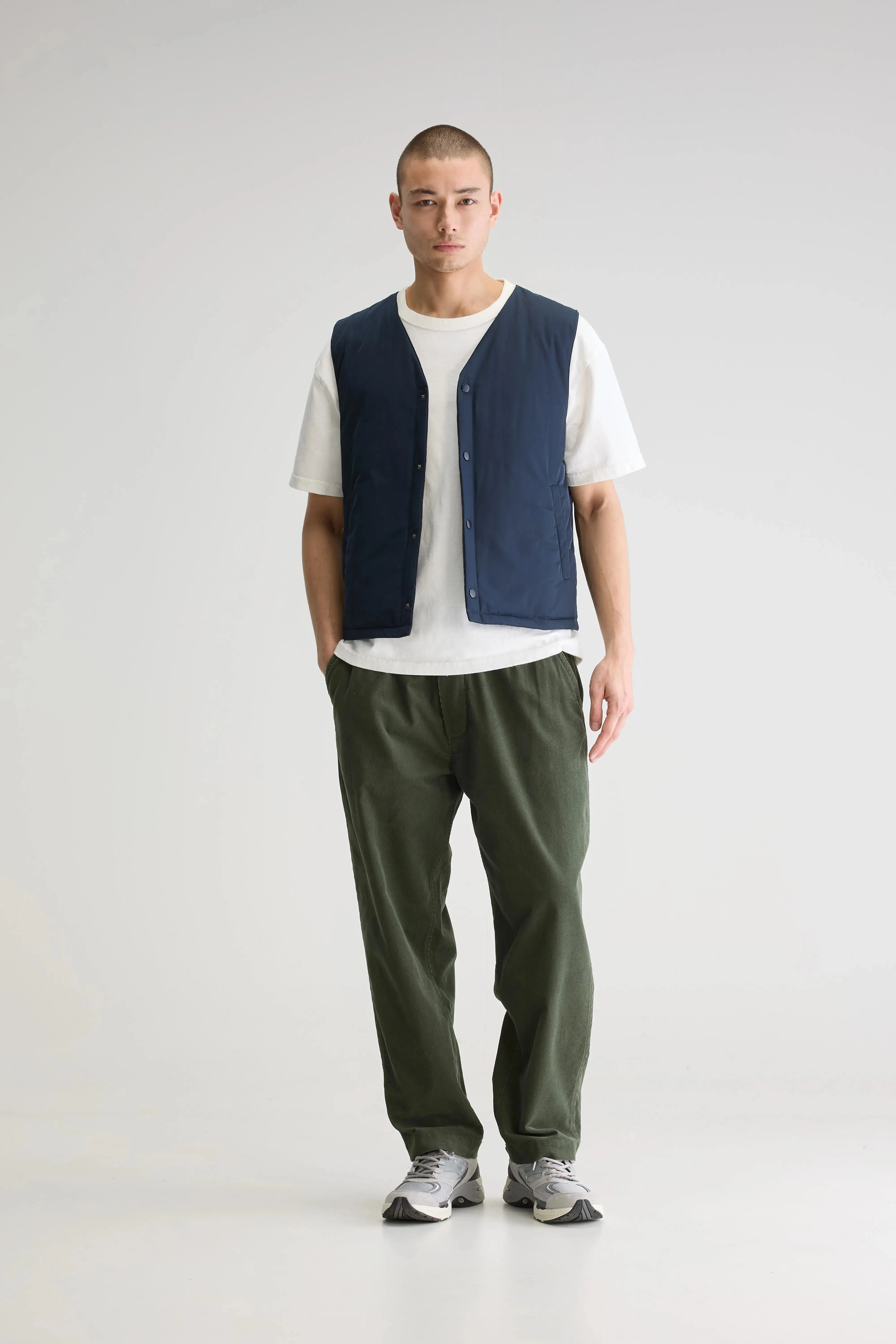 Jilet sleeveless jacket  (251 / M / NAVY) Utility Ready