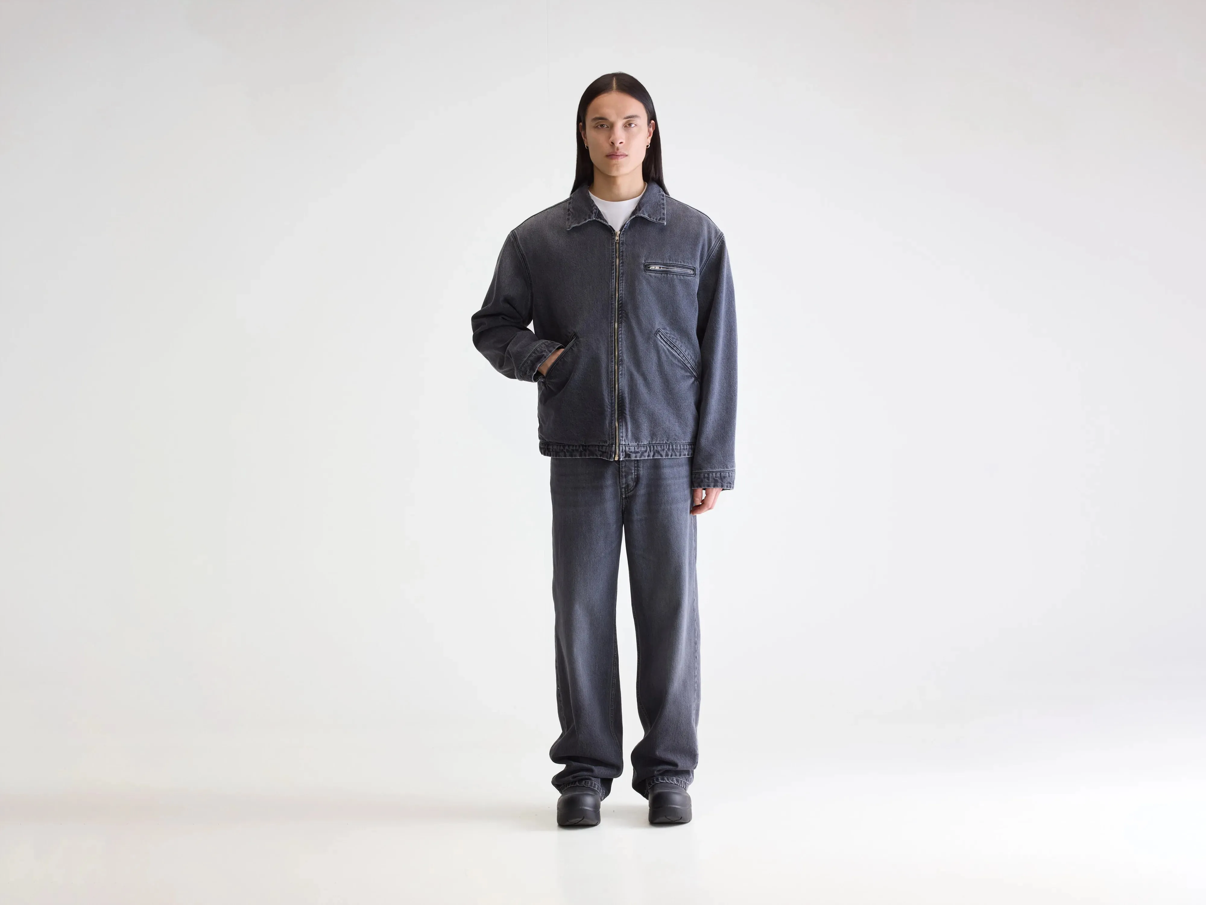 Elegant Evening Jimbo denim jacket (252 / M / VINTAGE BLACK)