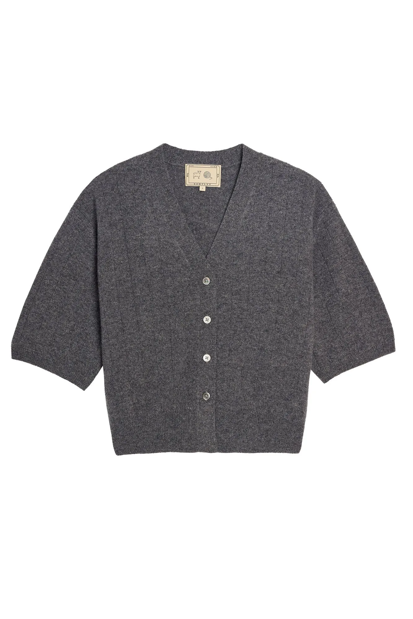 Joan Dark Grey Cardigan Classic Outfit