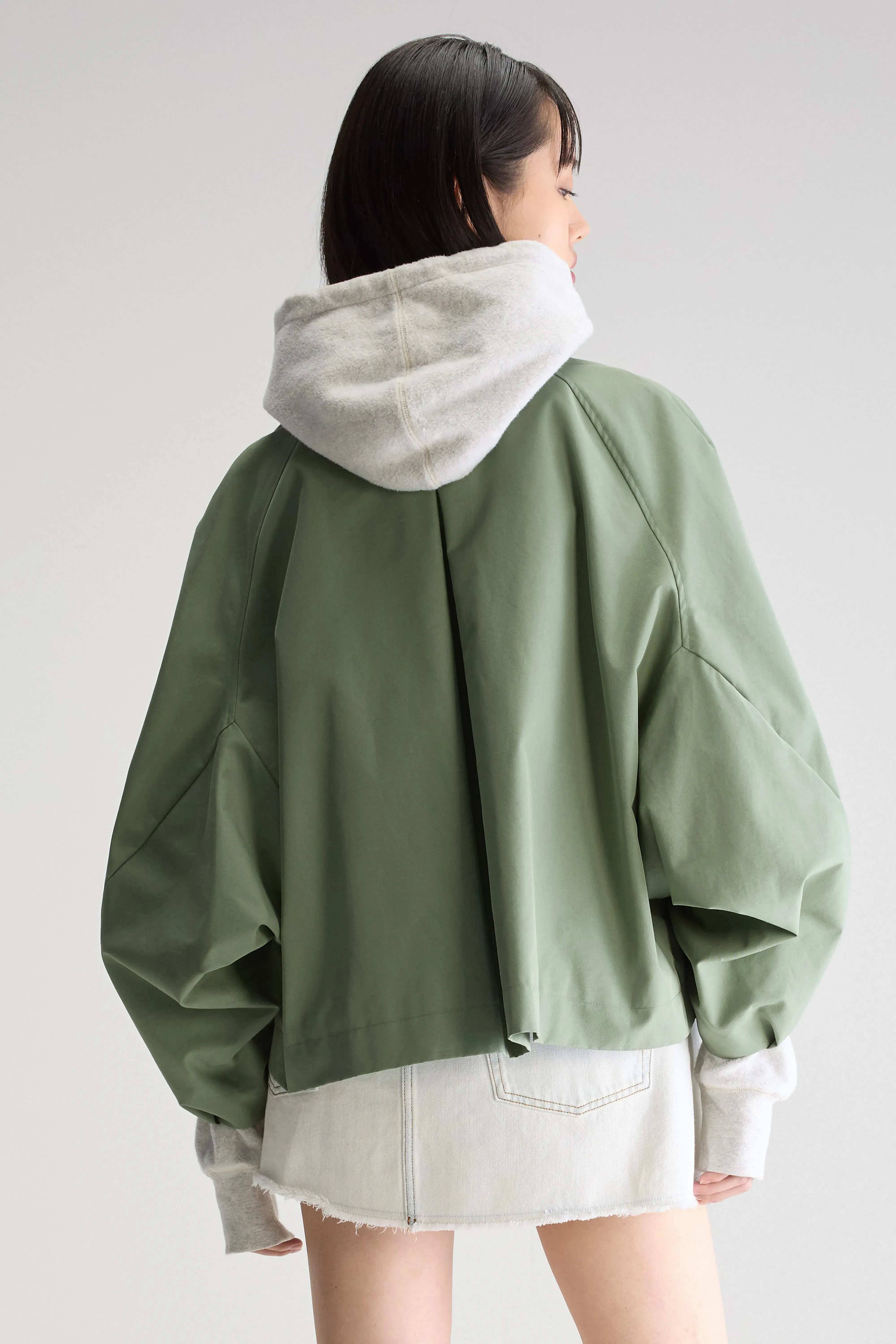 Jodie trench jacket (251 / W / EUCALYPTUS) Sleek Appeal