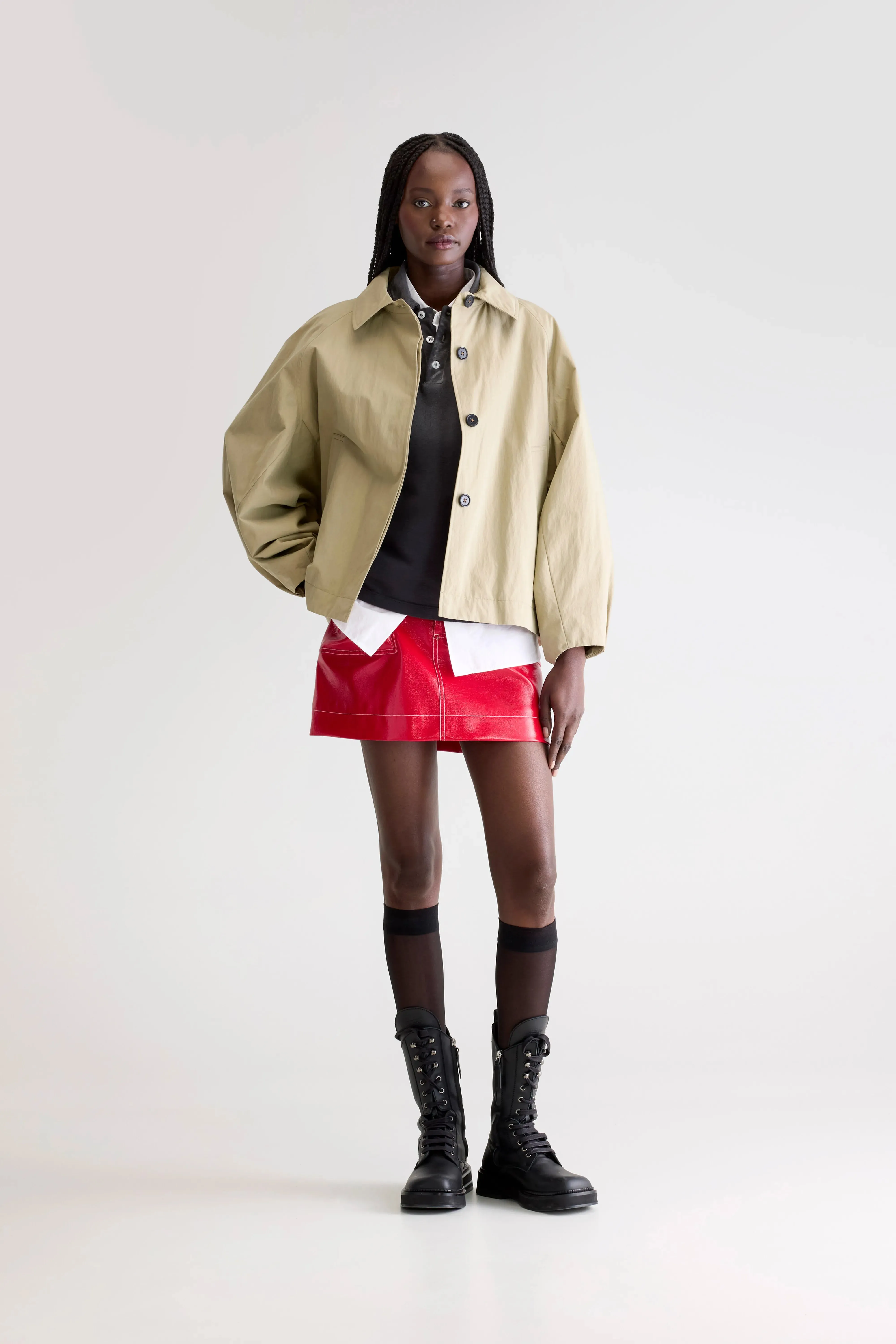 Jodie trench jacket (252 / W / CLAY) Snow Proof
