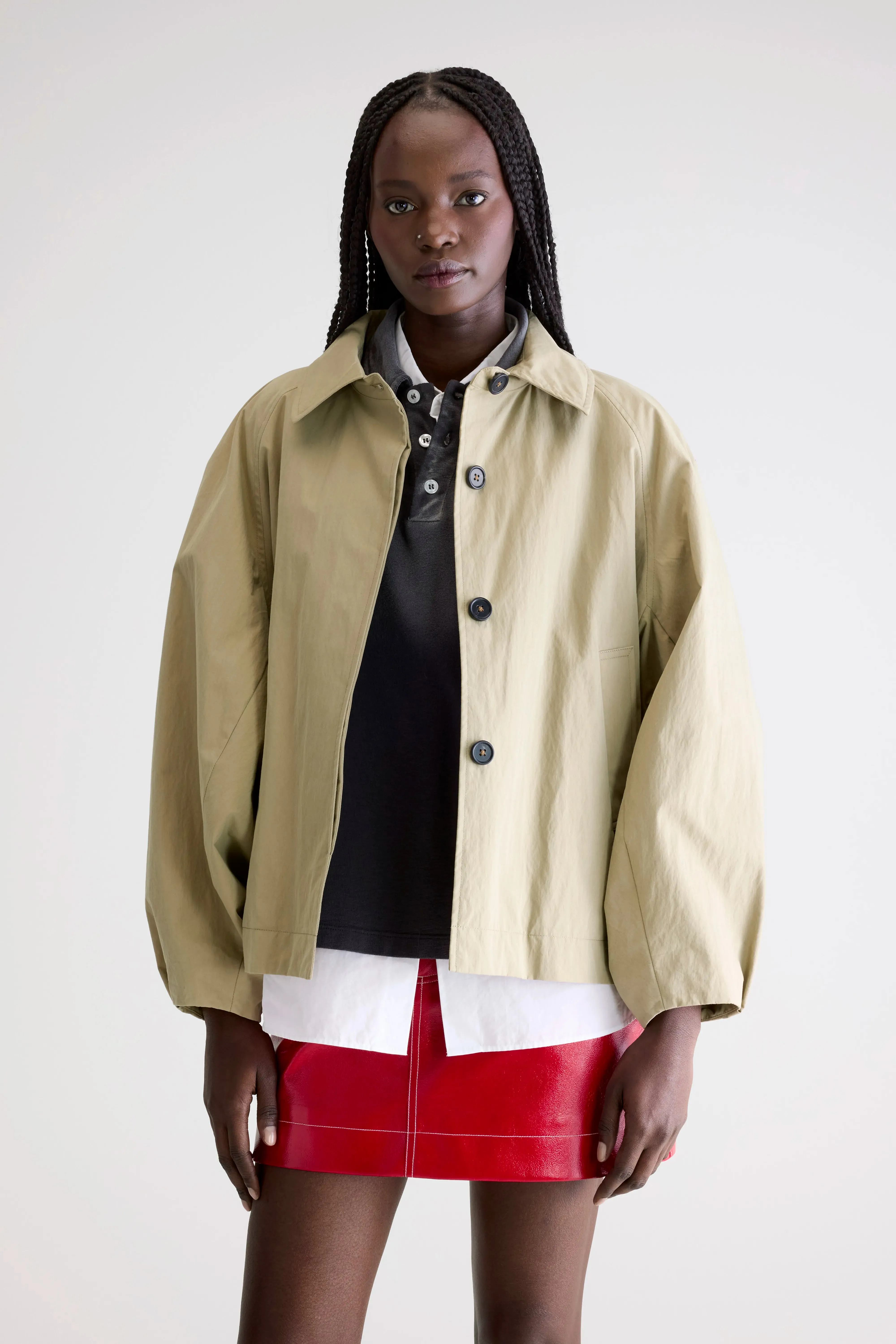 Jodie trench jacket (252 / W / CLAY) Snow Proof