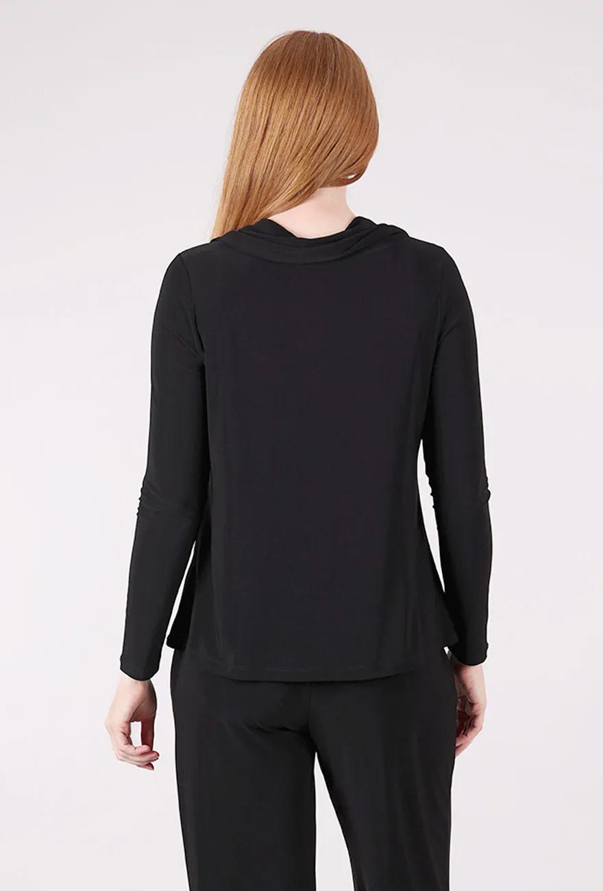 Jordana Top, Black Versatile Look