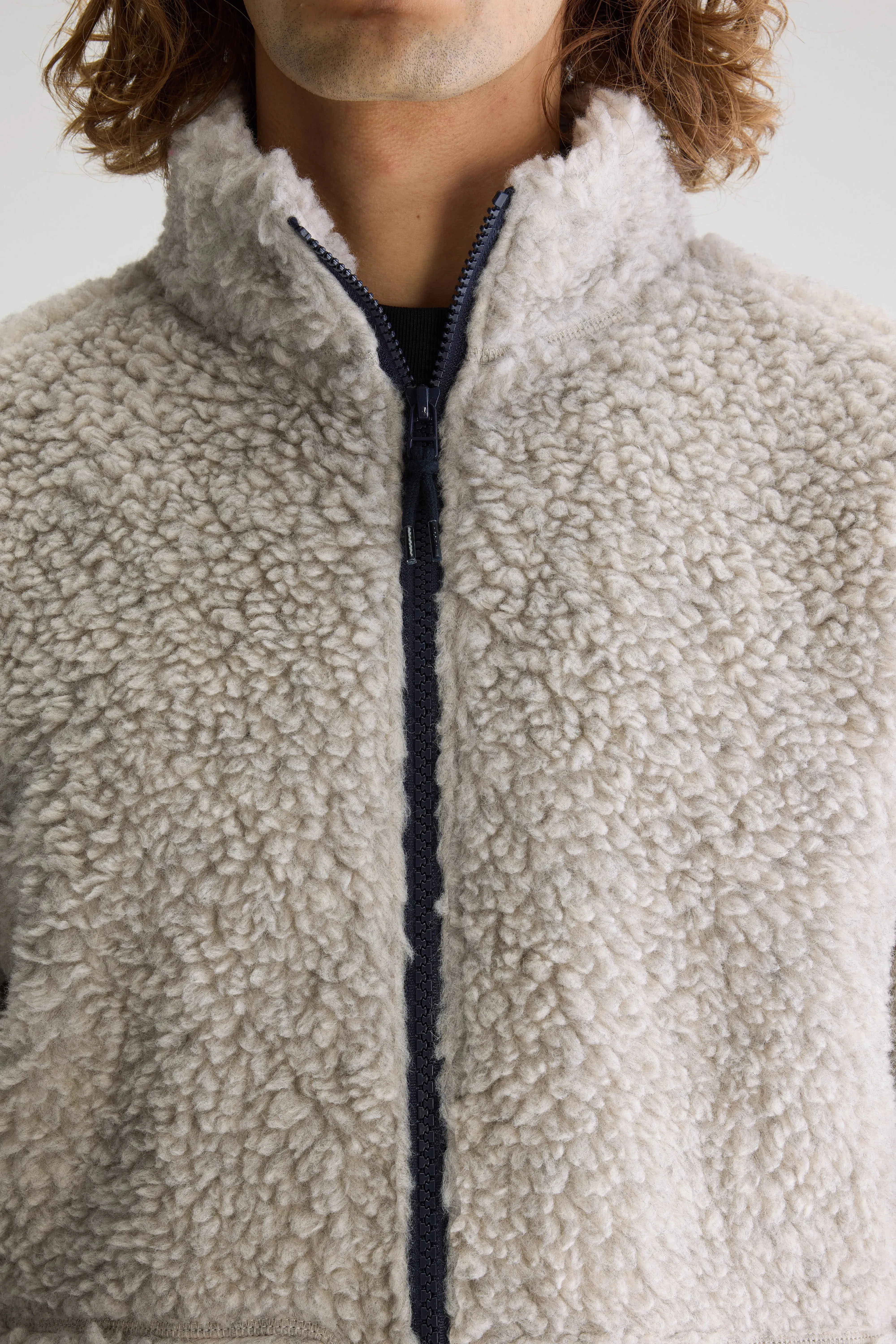 Jordel zip-up sweatshirt jacket (251 / M / H. GREY) Fresh Look