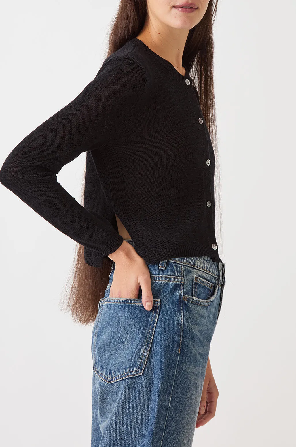 Josie Black Cardigan Fashionable Outfit