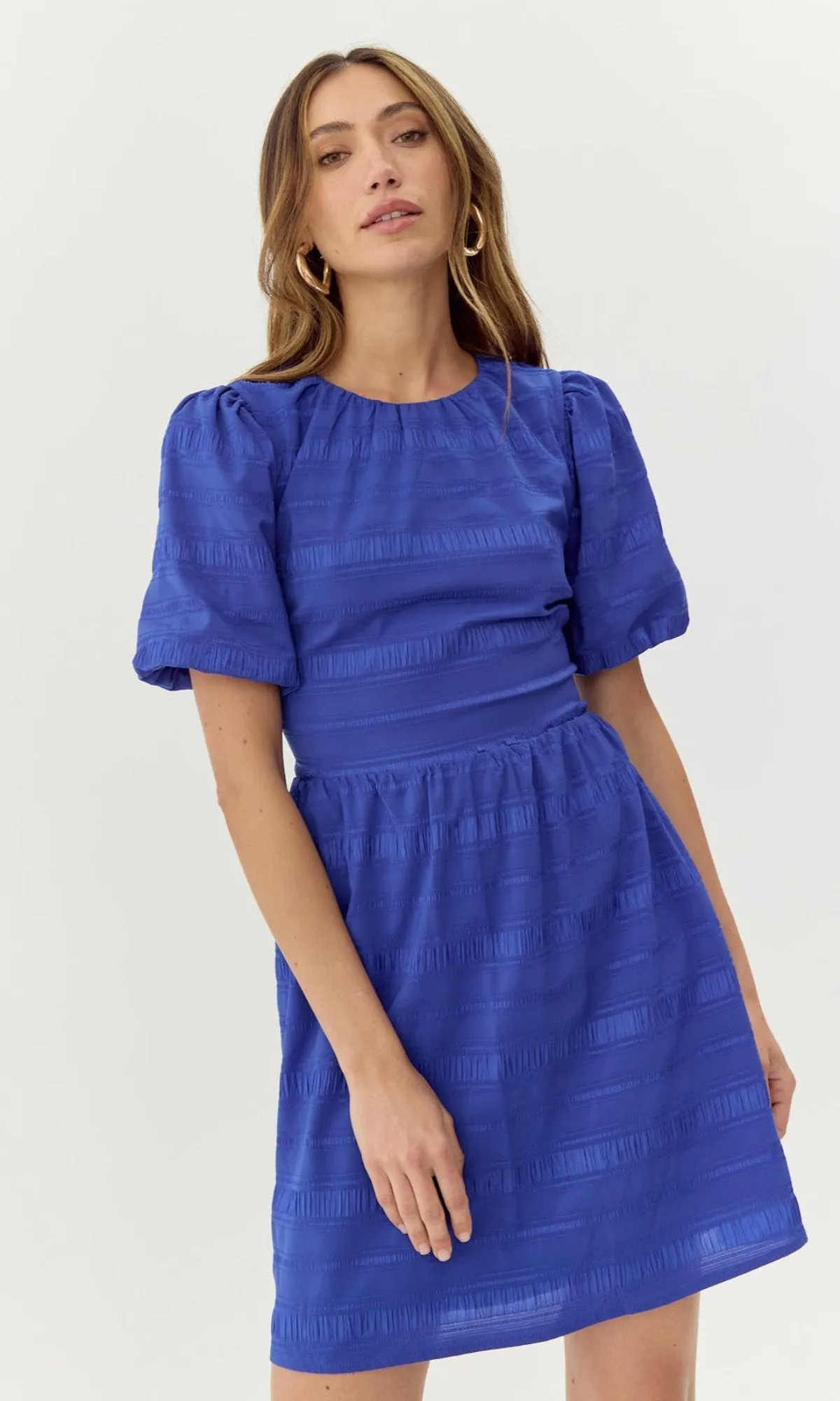 Jovie Tie Back Mini Dress runway look