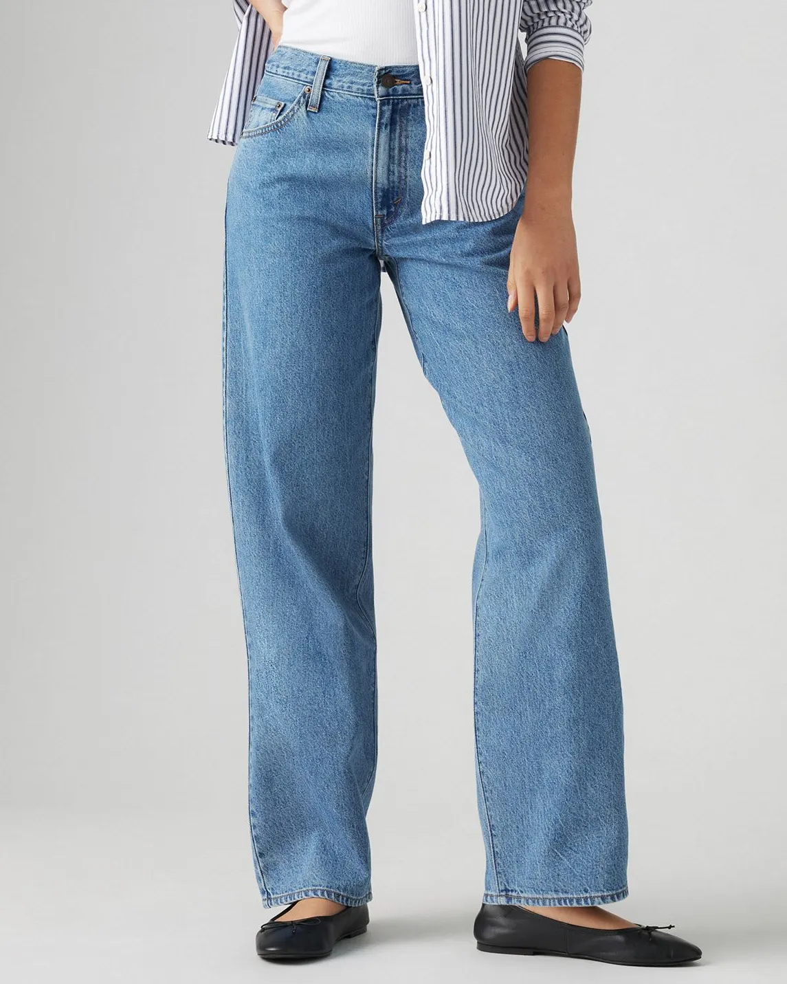 Levi's Womens Baggy Dad Loose Fit Jeans - Own It Stone | Levi's Jeans | JEANSTORE
