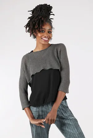Just Sleeves Pullover, Clay Slim-fit knitted sweater Weekend casual sweater