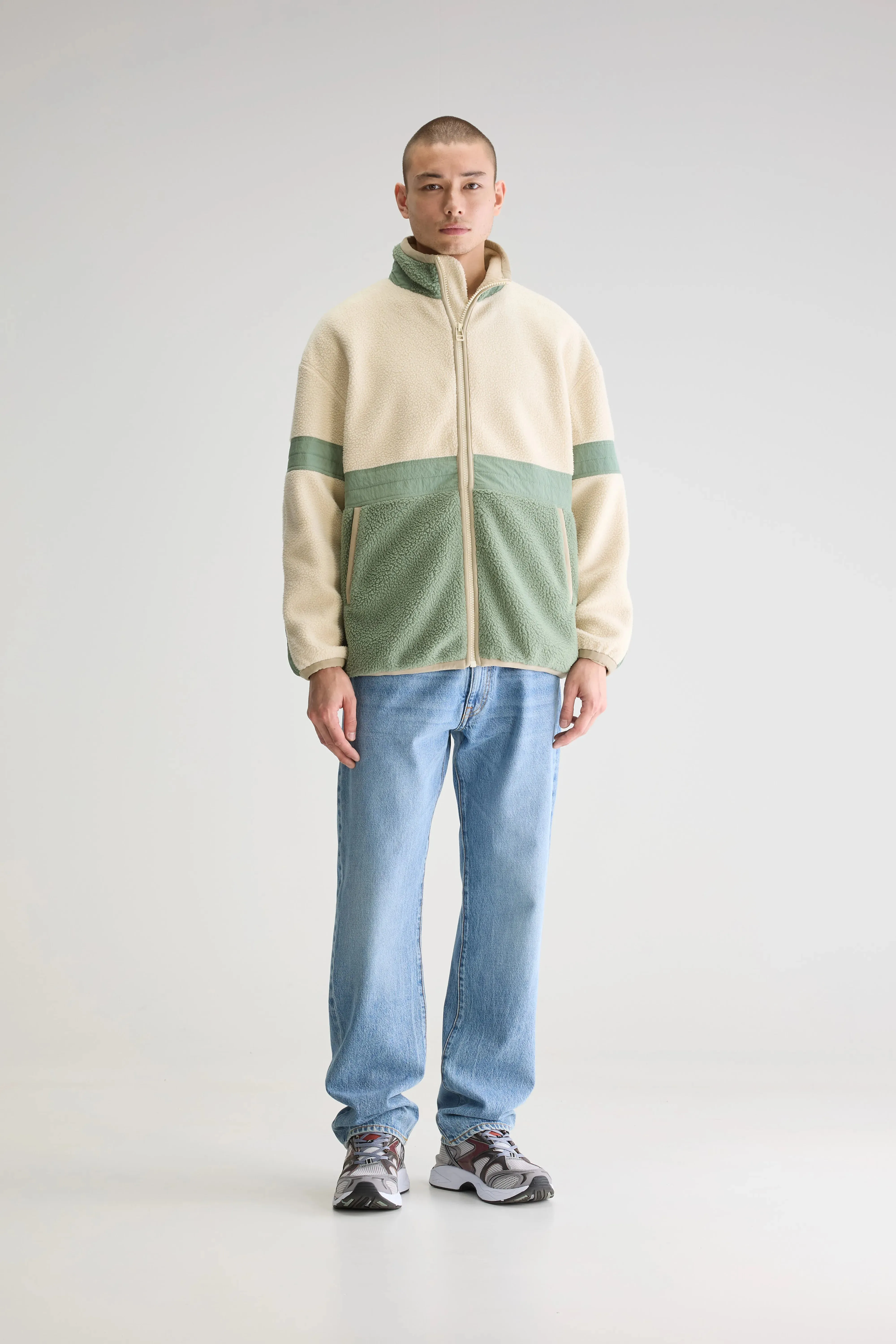 Justin zip-up sweatshirt jacket (251 / M / COMBO A) Lightweight pieces