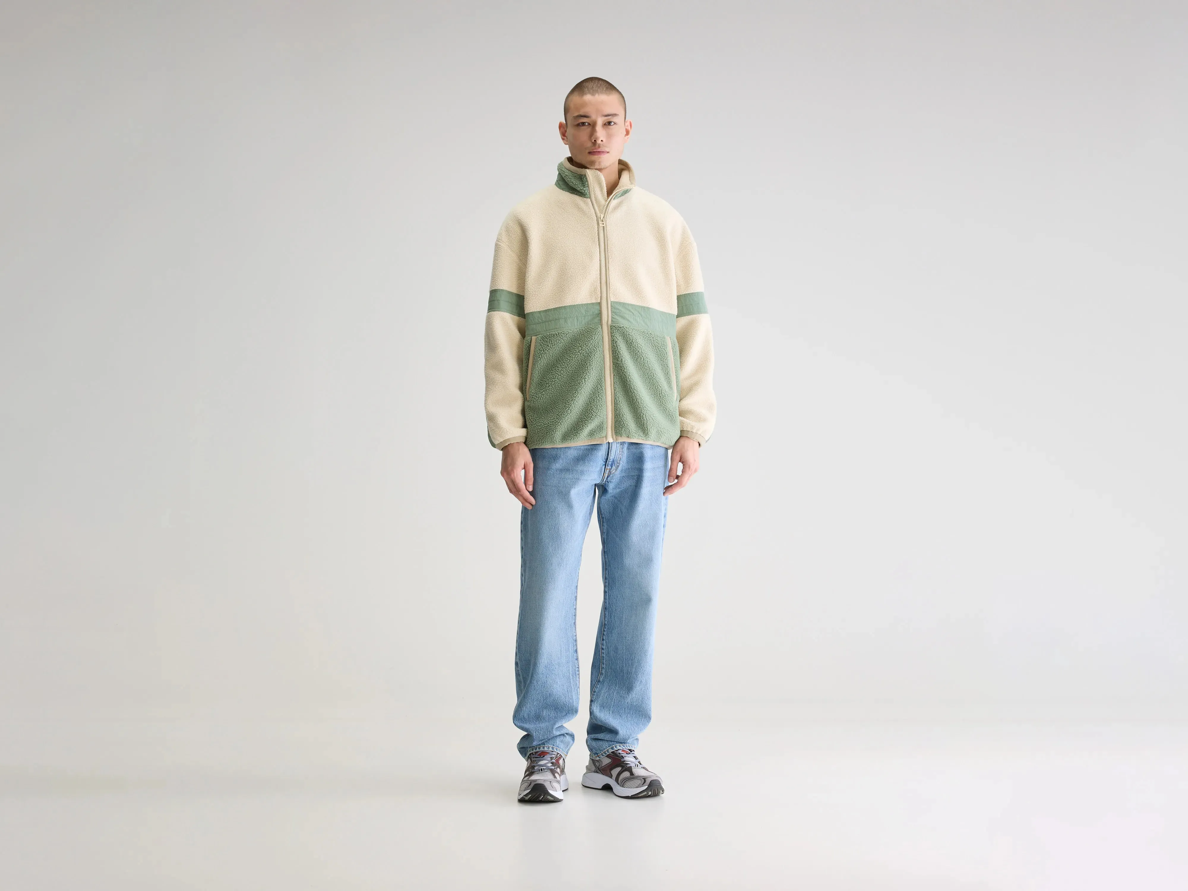 Justin zip-up sweatshirt jacket (251 / M / COMBO A) Transitional Piece