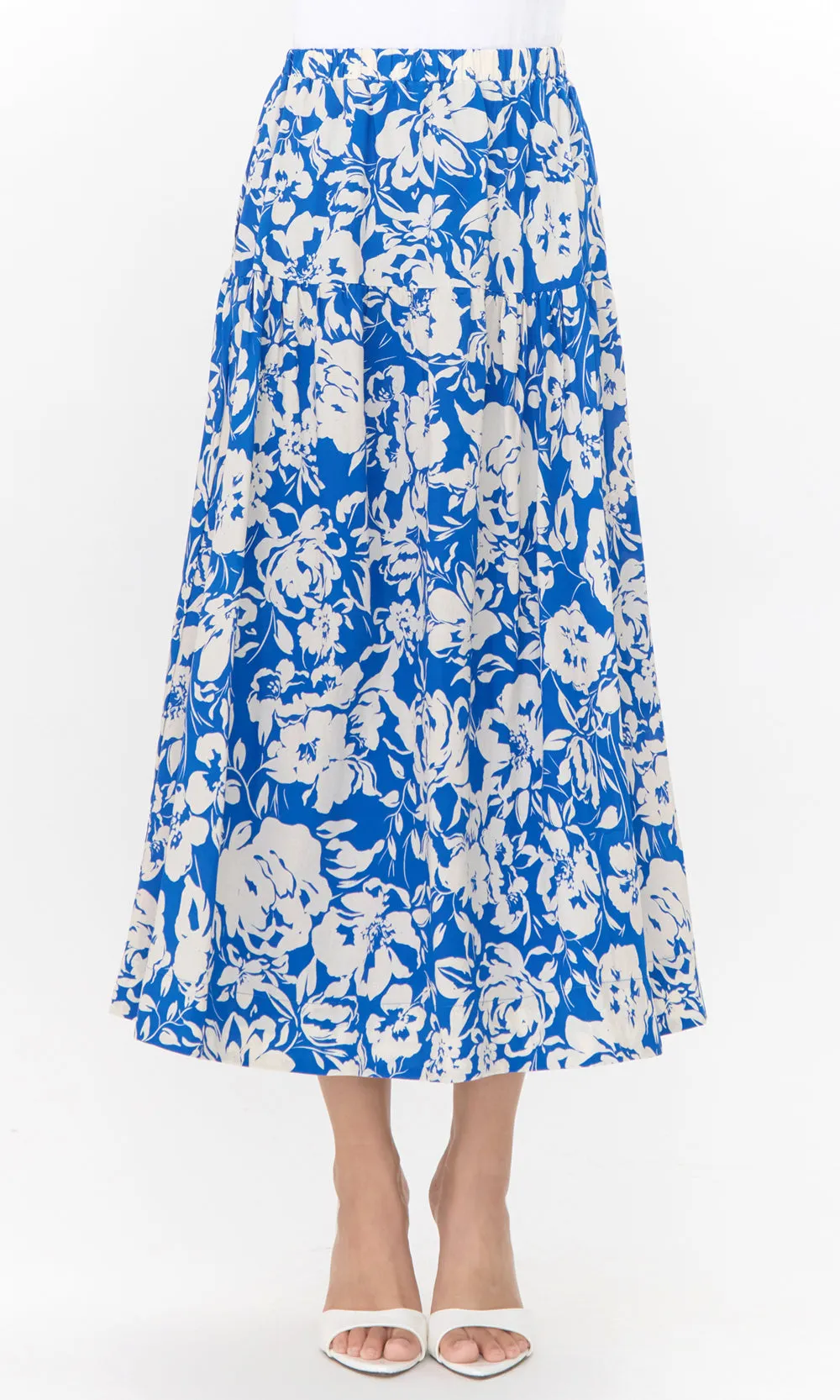 Kelda Drop Waist Print Maxi Skirt Long Lasting