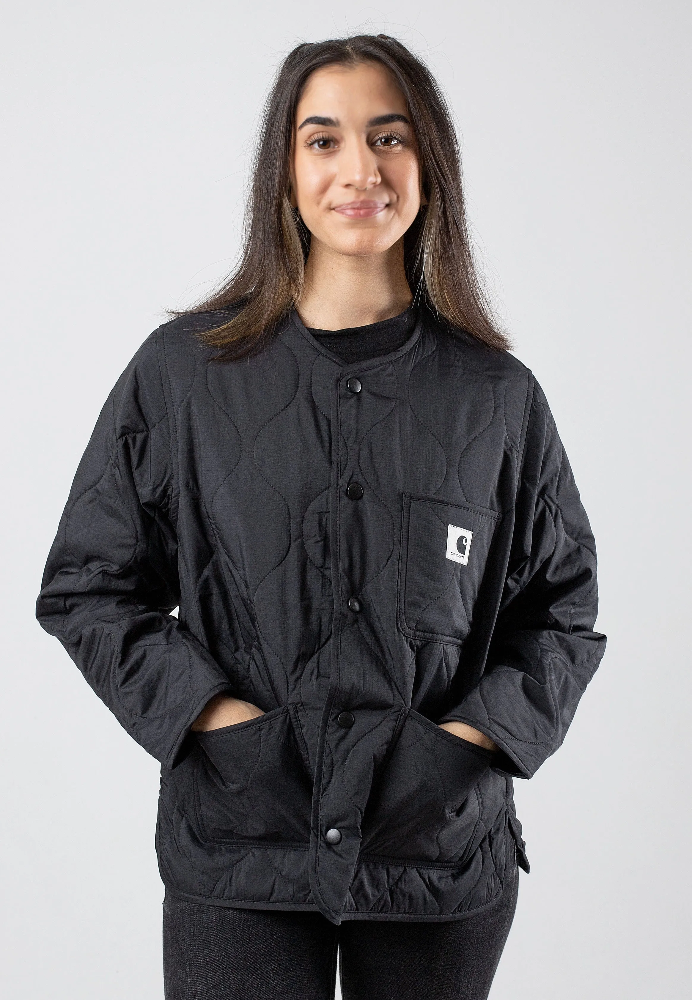 Kids' wear Carhartt WIP - W' Skyler Liner Black - Jacket